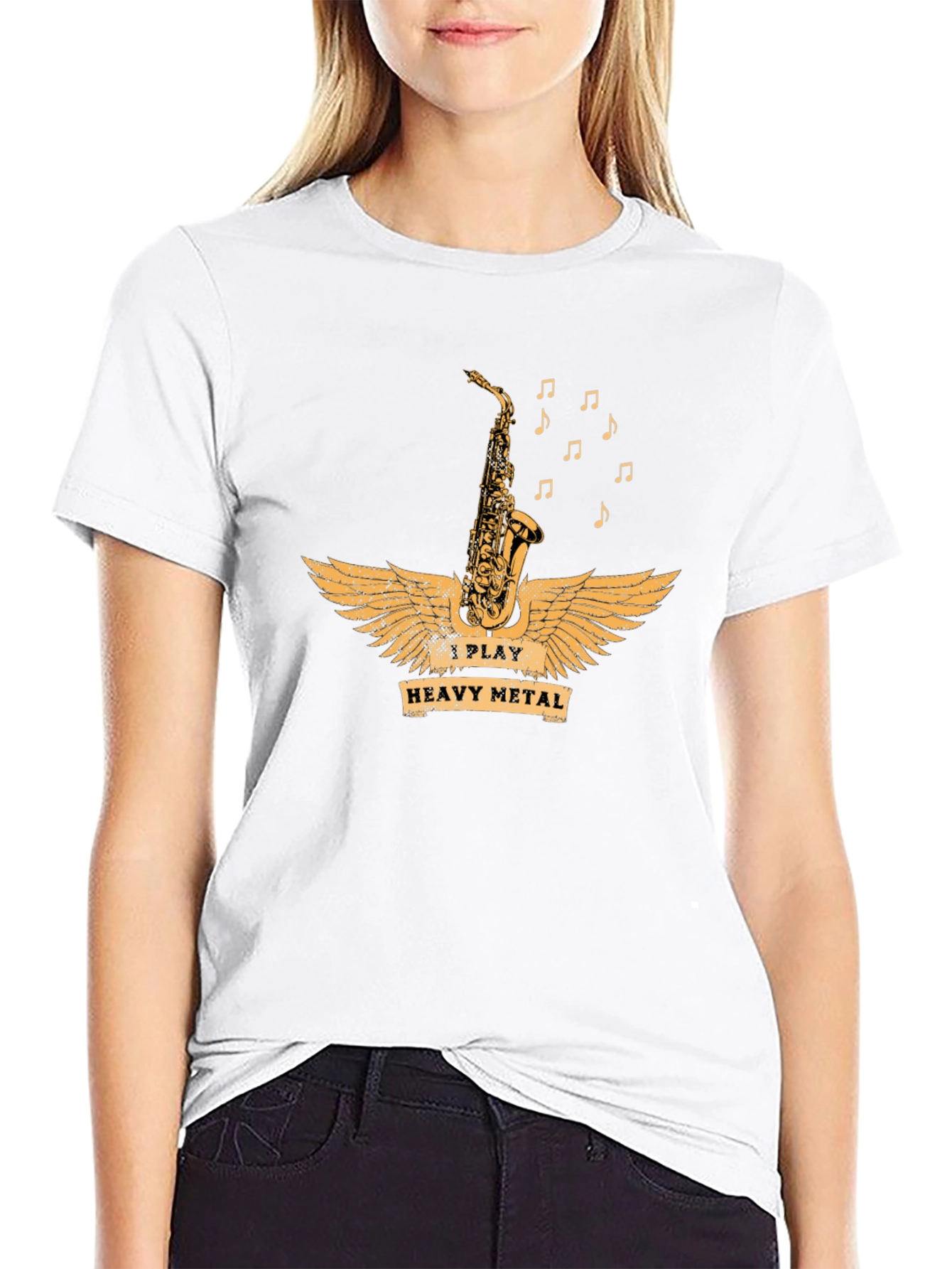 I Play Heavy Metal Saxophone T-Shirt