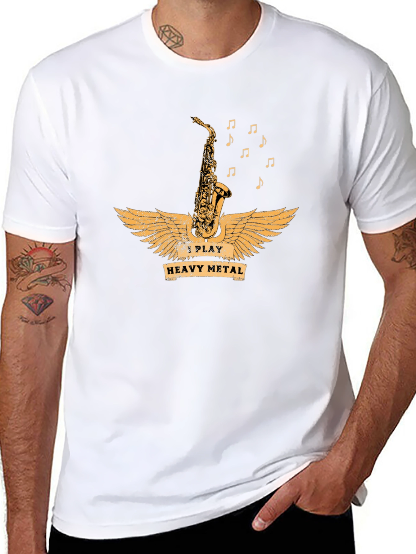 I Play Heavy Metal Saxophone T-Shirt