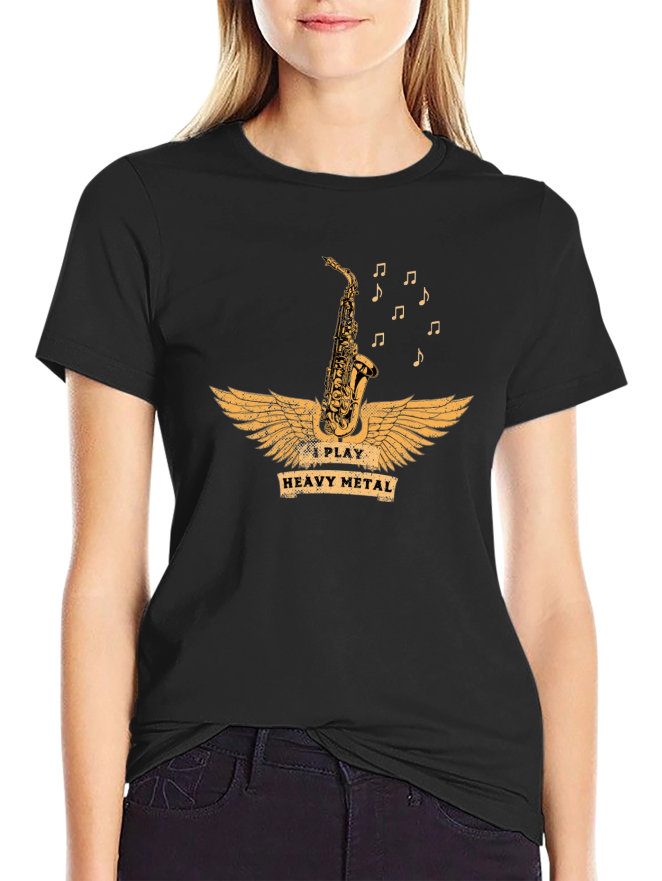 I Play Heavy Metal Saxophone T-Shirt