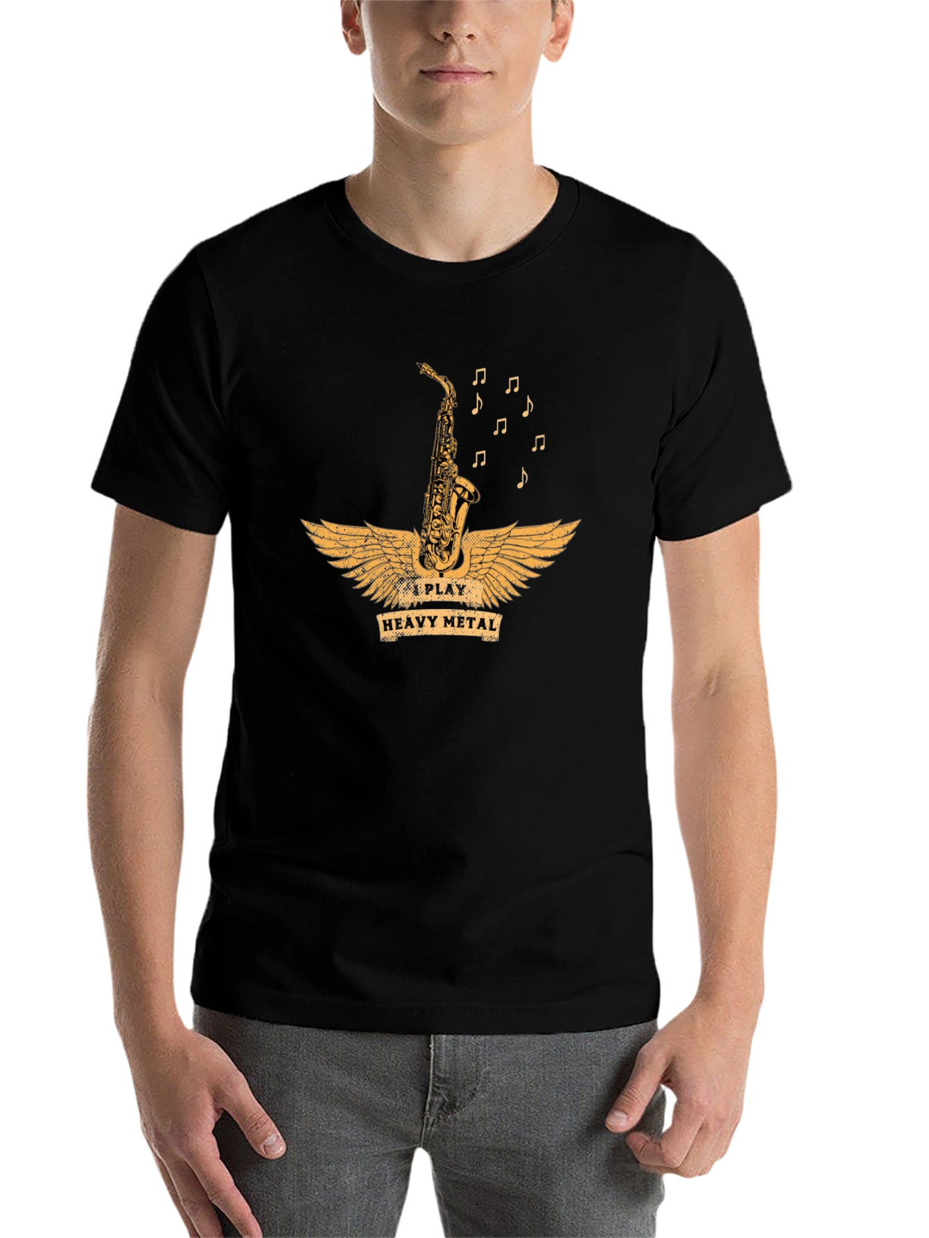 I Play Heavy Metal Saxophone T-Shirt