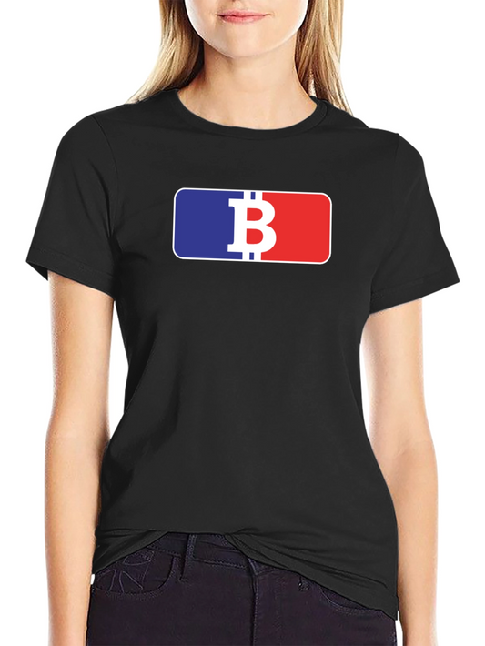 Bitcoin Logo Graphic T-Shirt - Black