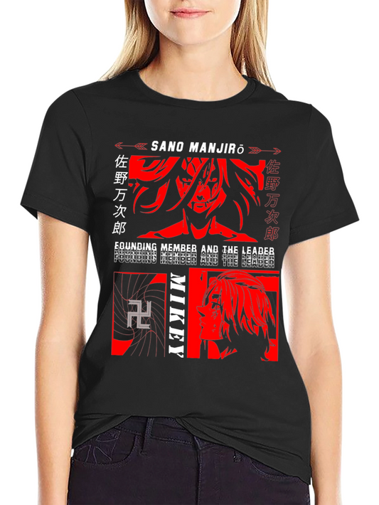 Sano Manjiro Anime T-Shirt - Mikey Founding Member