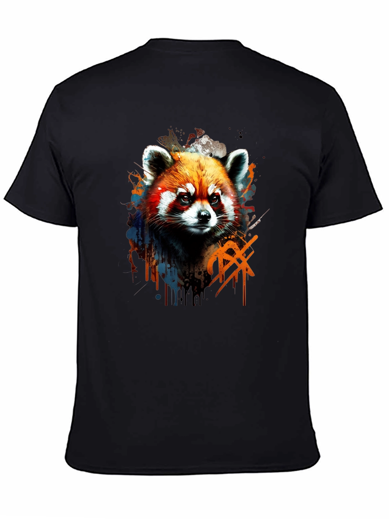 Red Panda Graphic Tee - Cool Animal Print Shirt