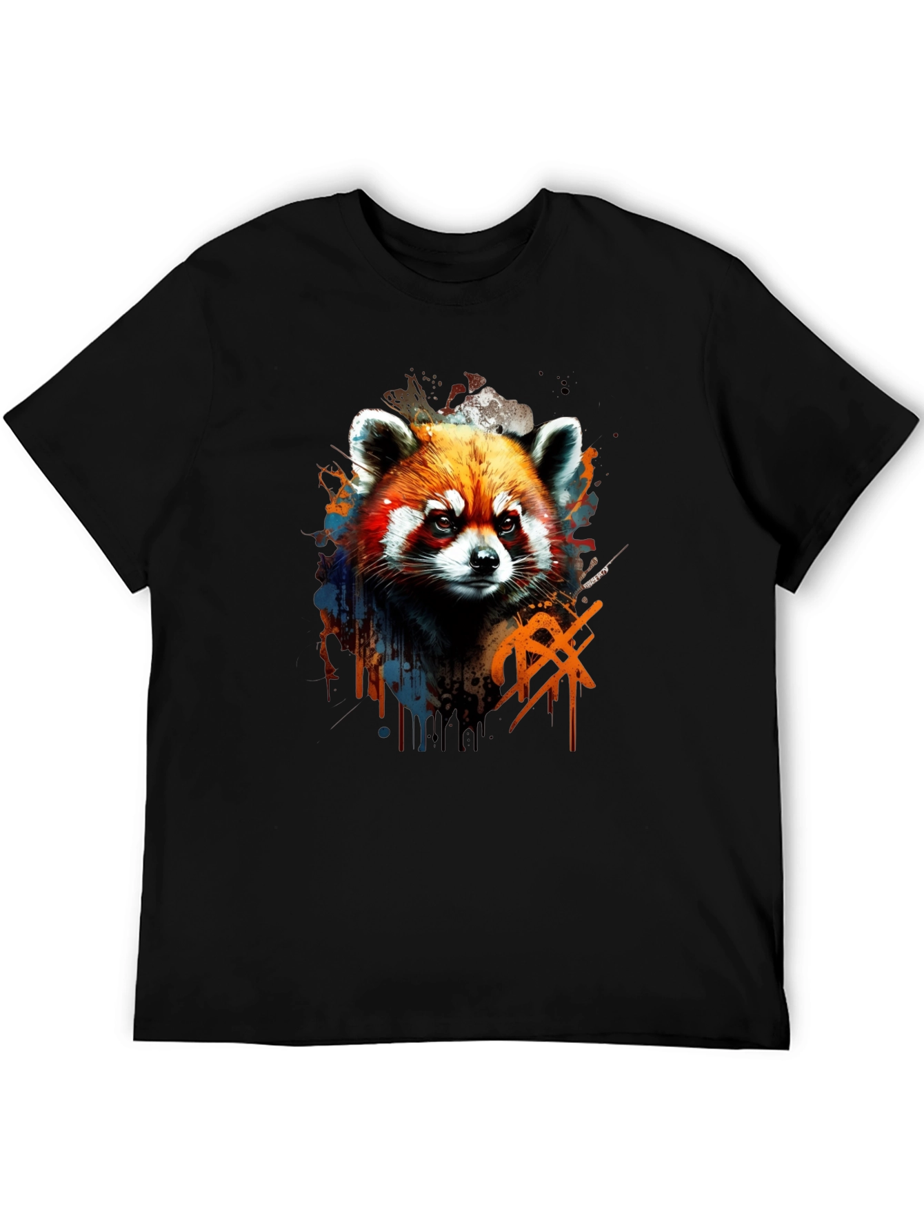 Red Panda Graphic Tee - Cool Animal Print Shirt