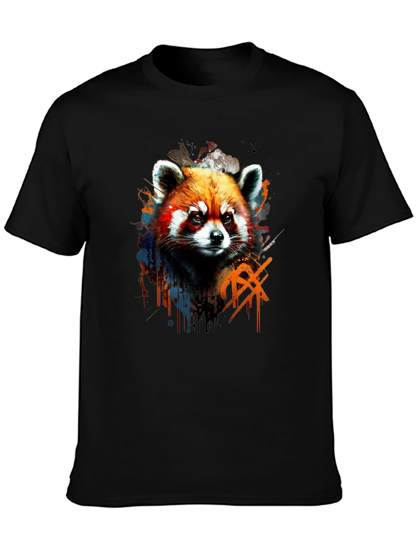 Red Panda Graphic Tee - Cool Animal Print Shirt