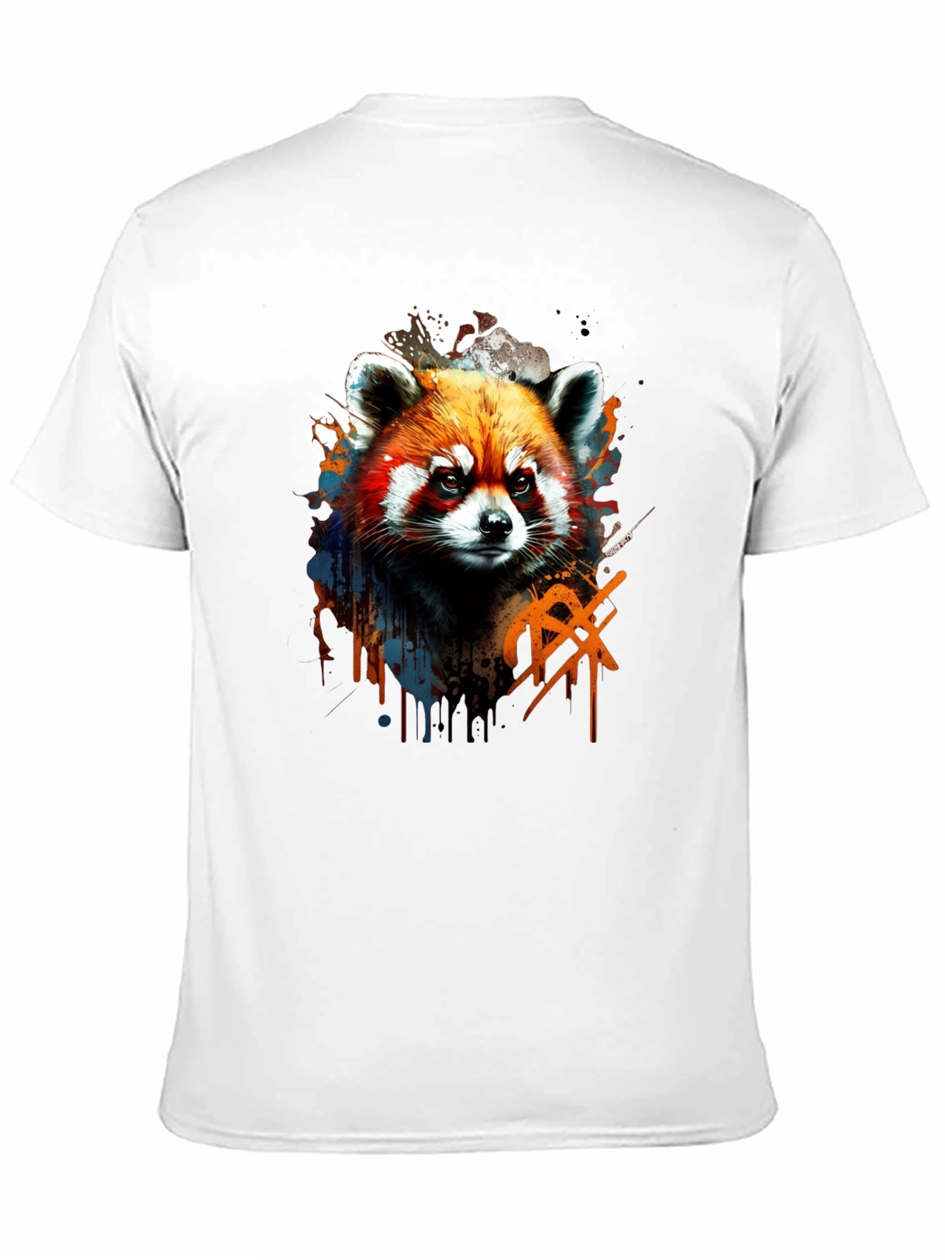 Red Panda Graphic Tee - Cool Animal Print Shirt
