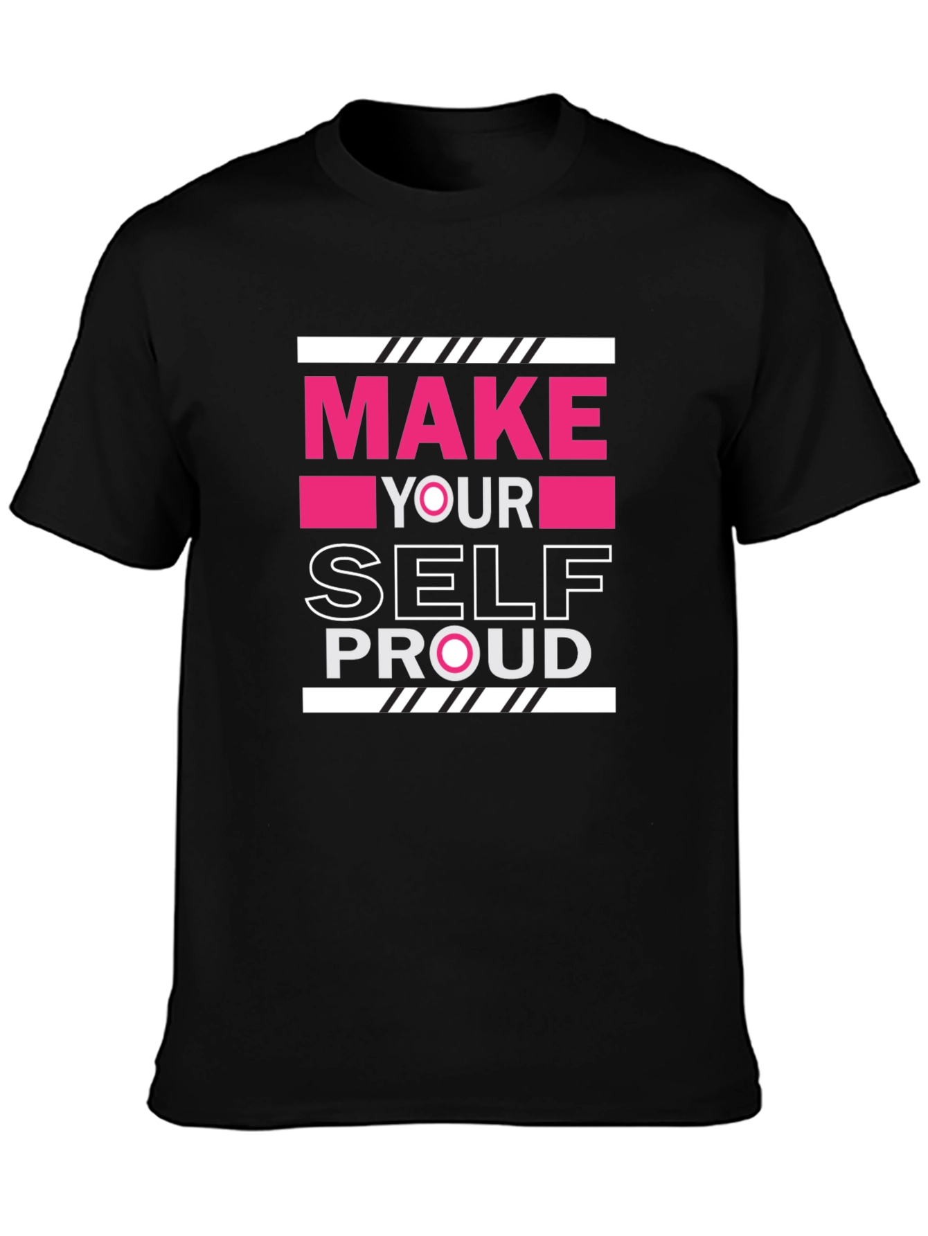 Motivational Graphic Tee - Make Yourself Proud