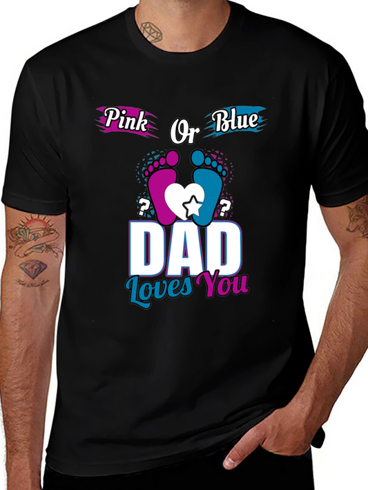Dad Loves You Gender Reveal T-Shirt