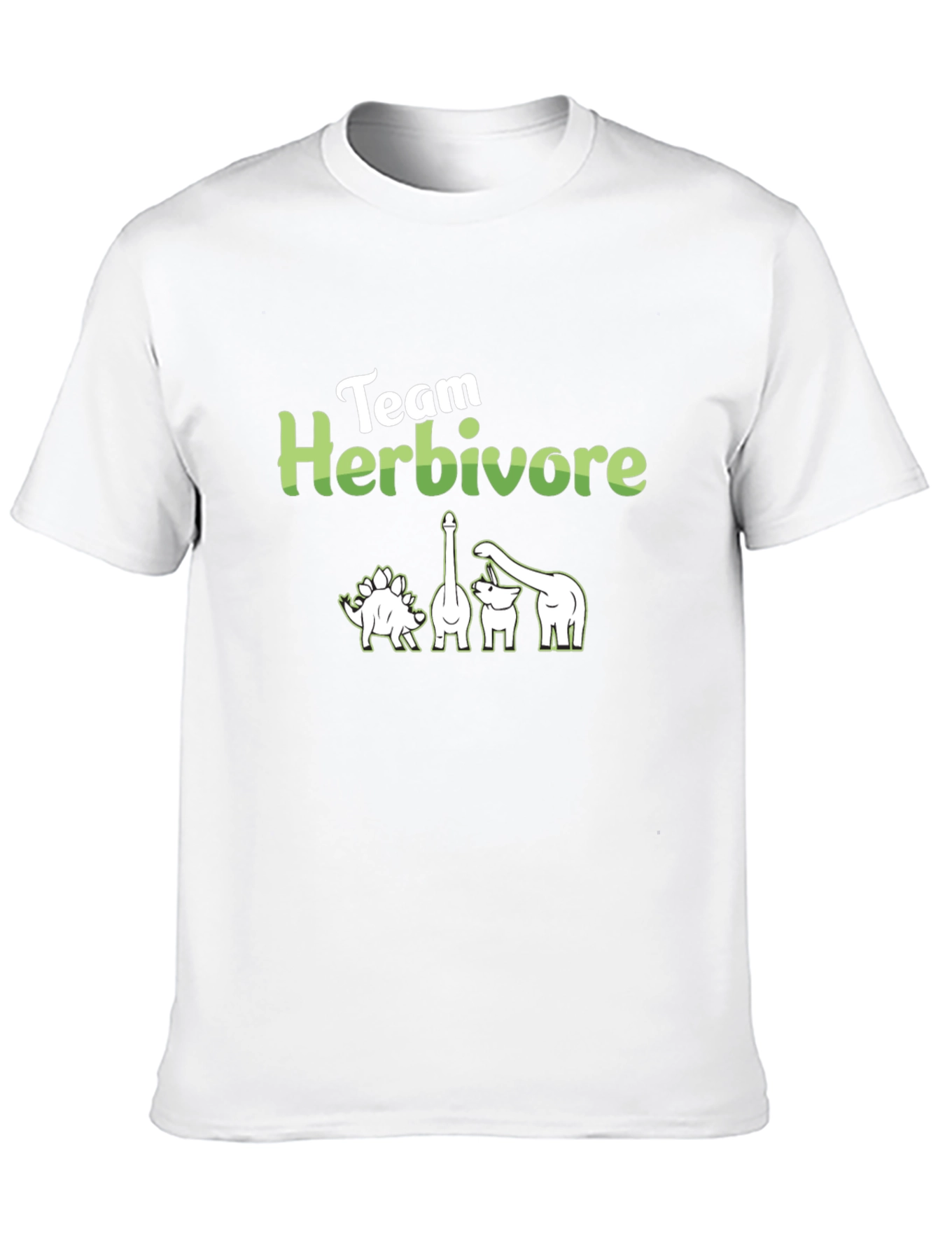 Team Herbivore Dinosaur Graphic T-Shirt