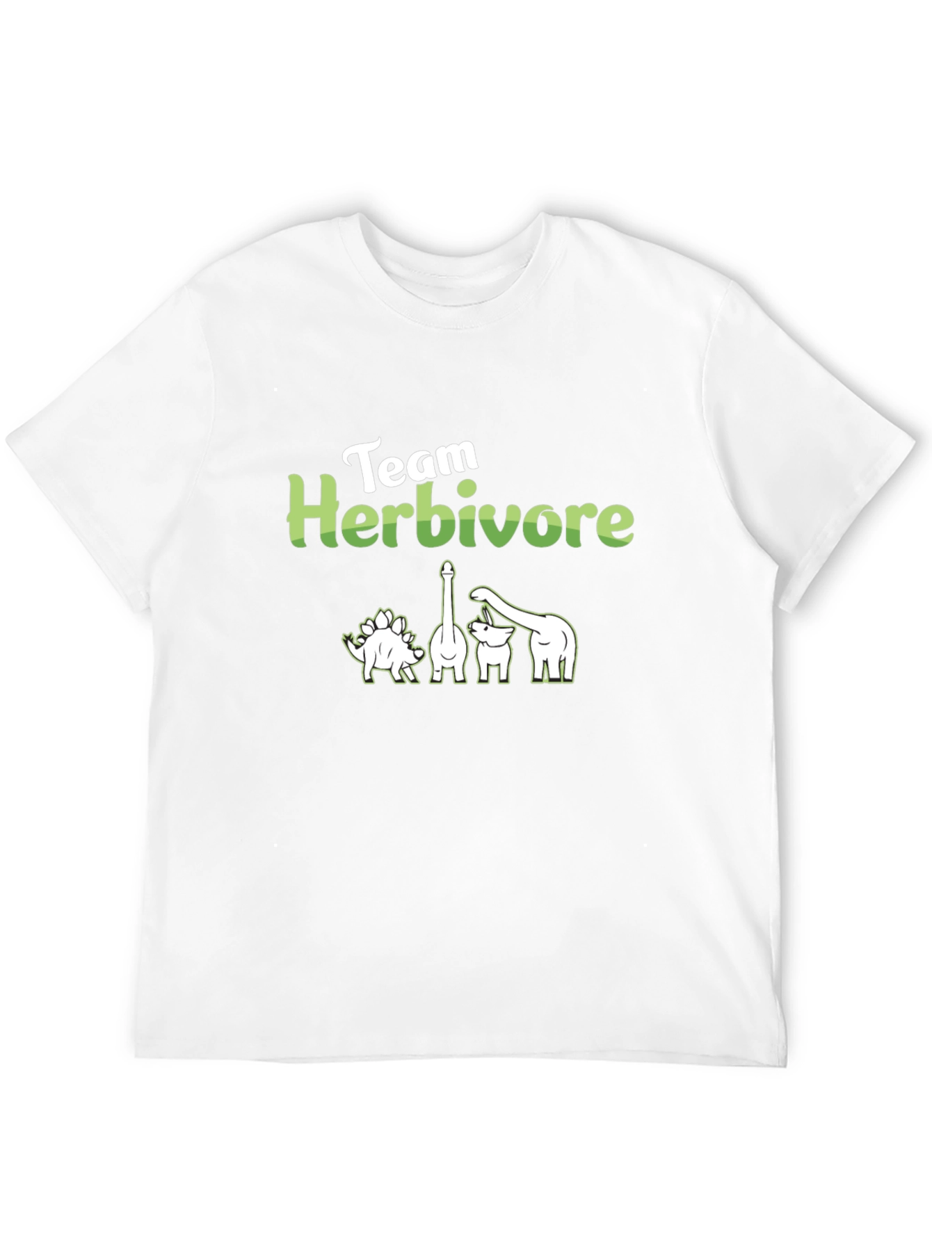 Team Herbivore Dinosaur Graphic T-Shirt