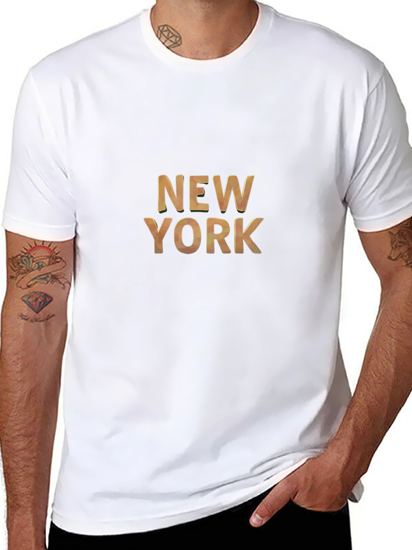 New York Graphic Tee - Stylish Black T-Shirt