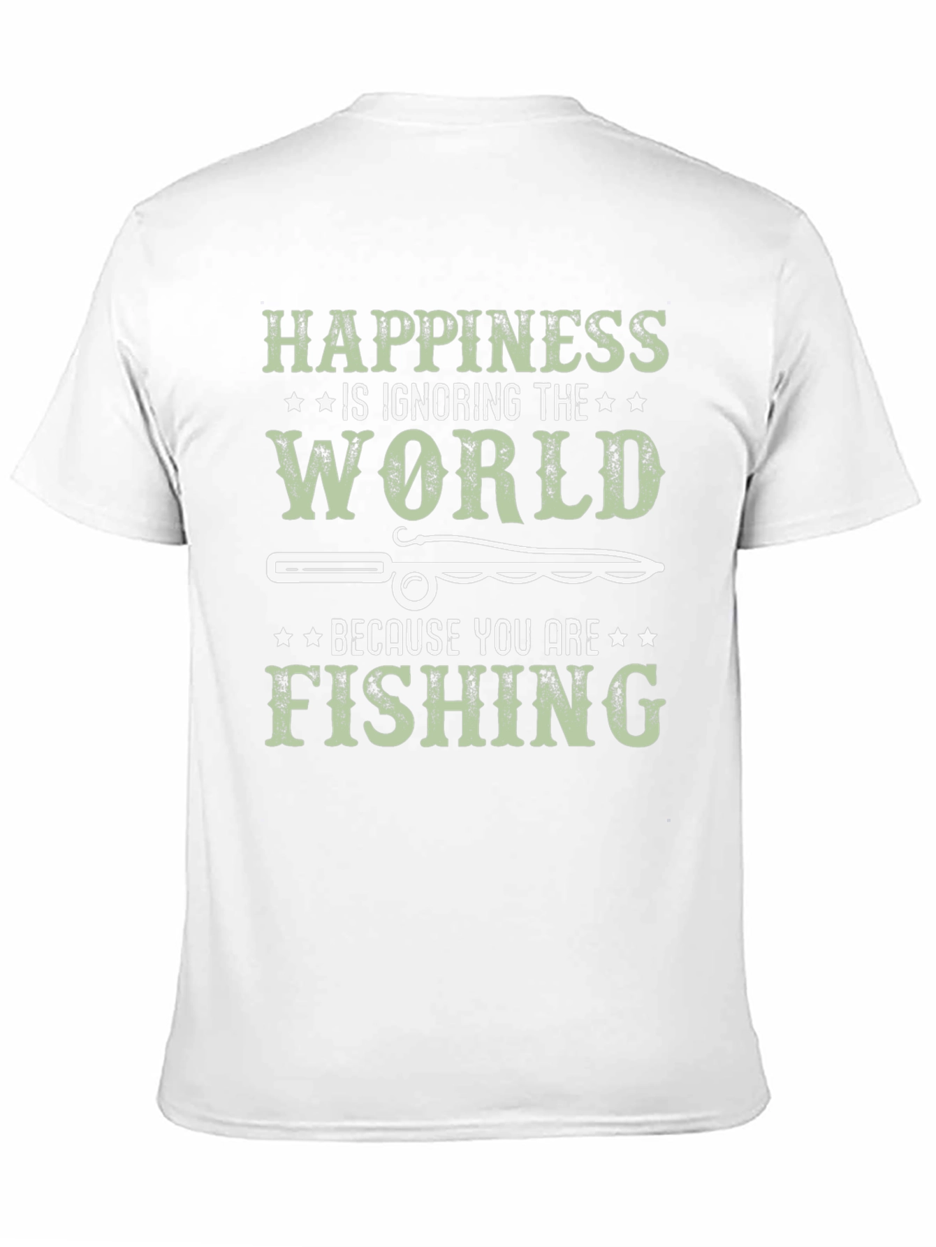 Happiness is Fishing T-Shirt - Anglers Dream!