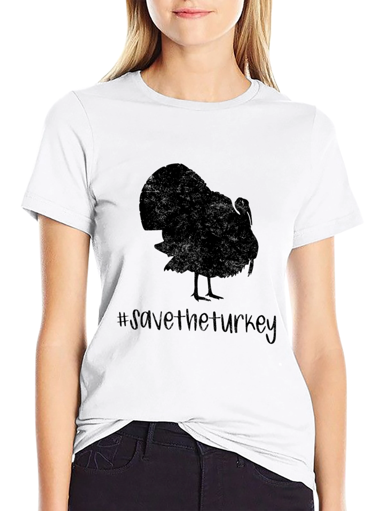 Save the Turkey T-Shirt - Black
