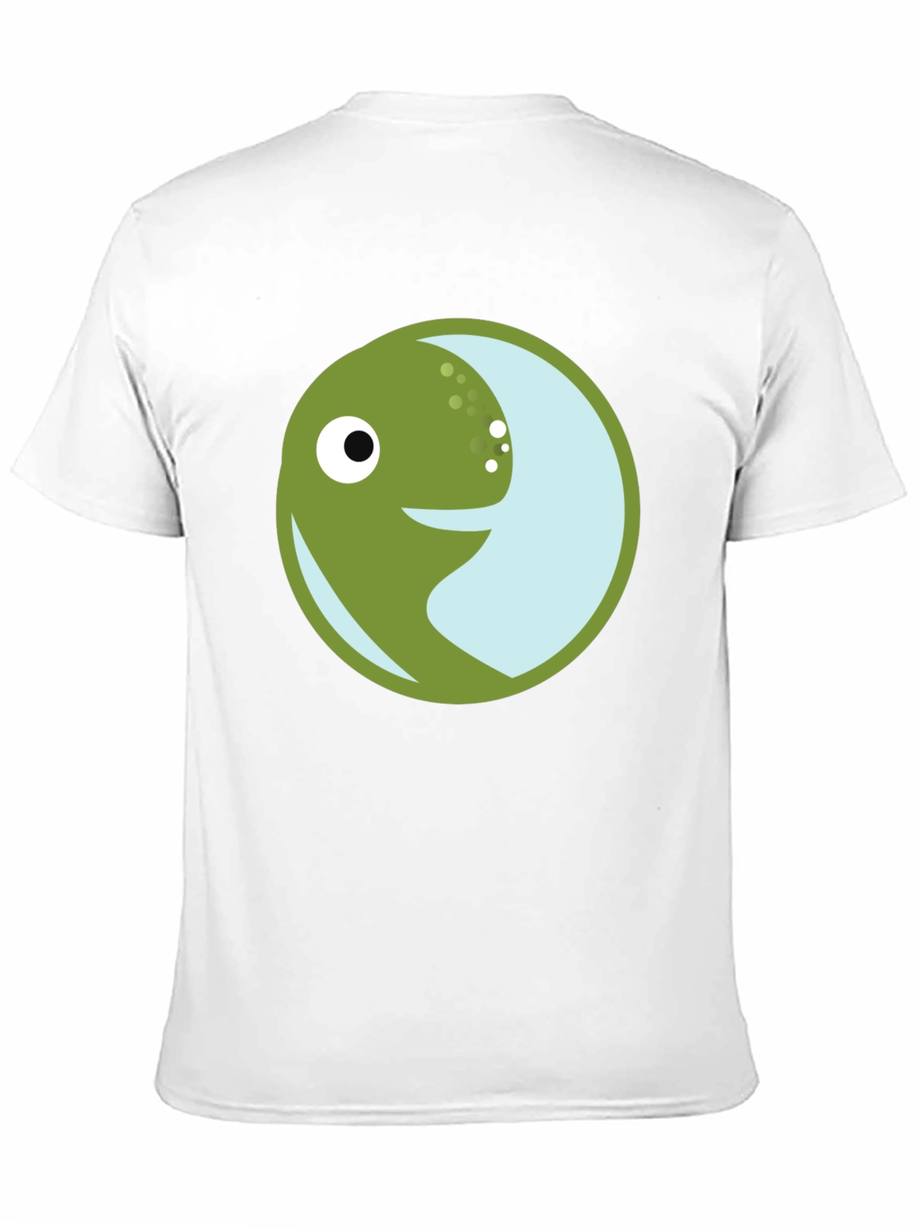 Smiling Circle Graphic T-Shirt - Black