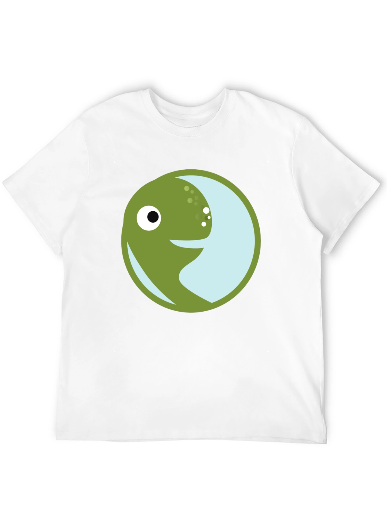 Smiling Circle Graphic T-Shirt - Black