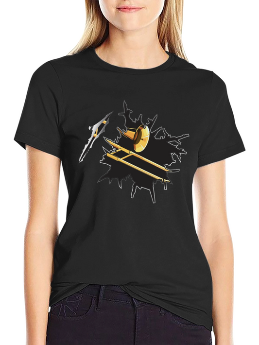 Trombone Graphic Tee - Music Lovers Gift