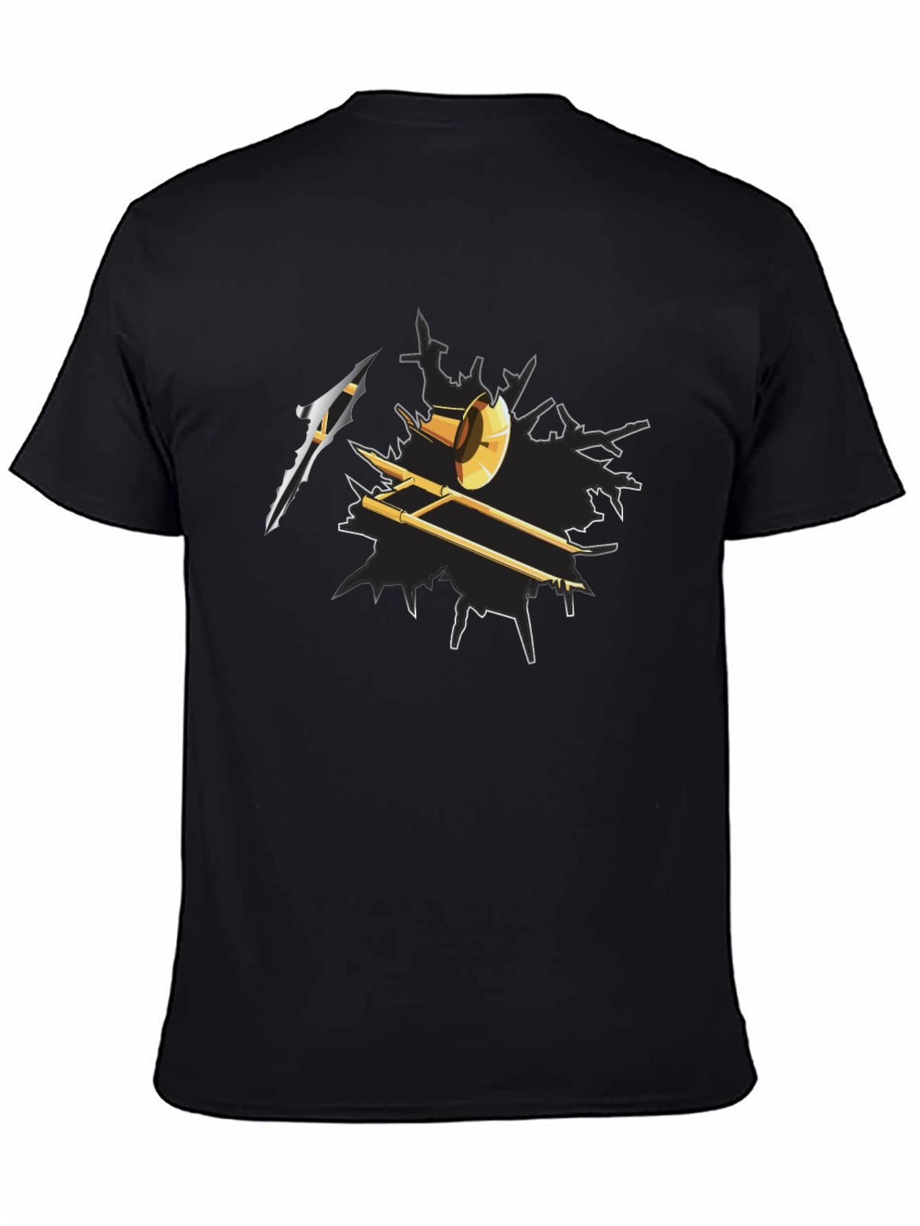 Trombone Graphic Tee - Music Lovers Gift