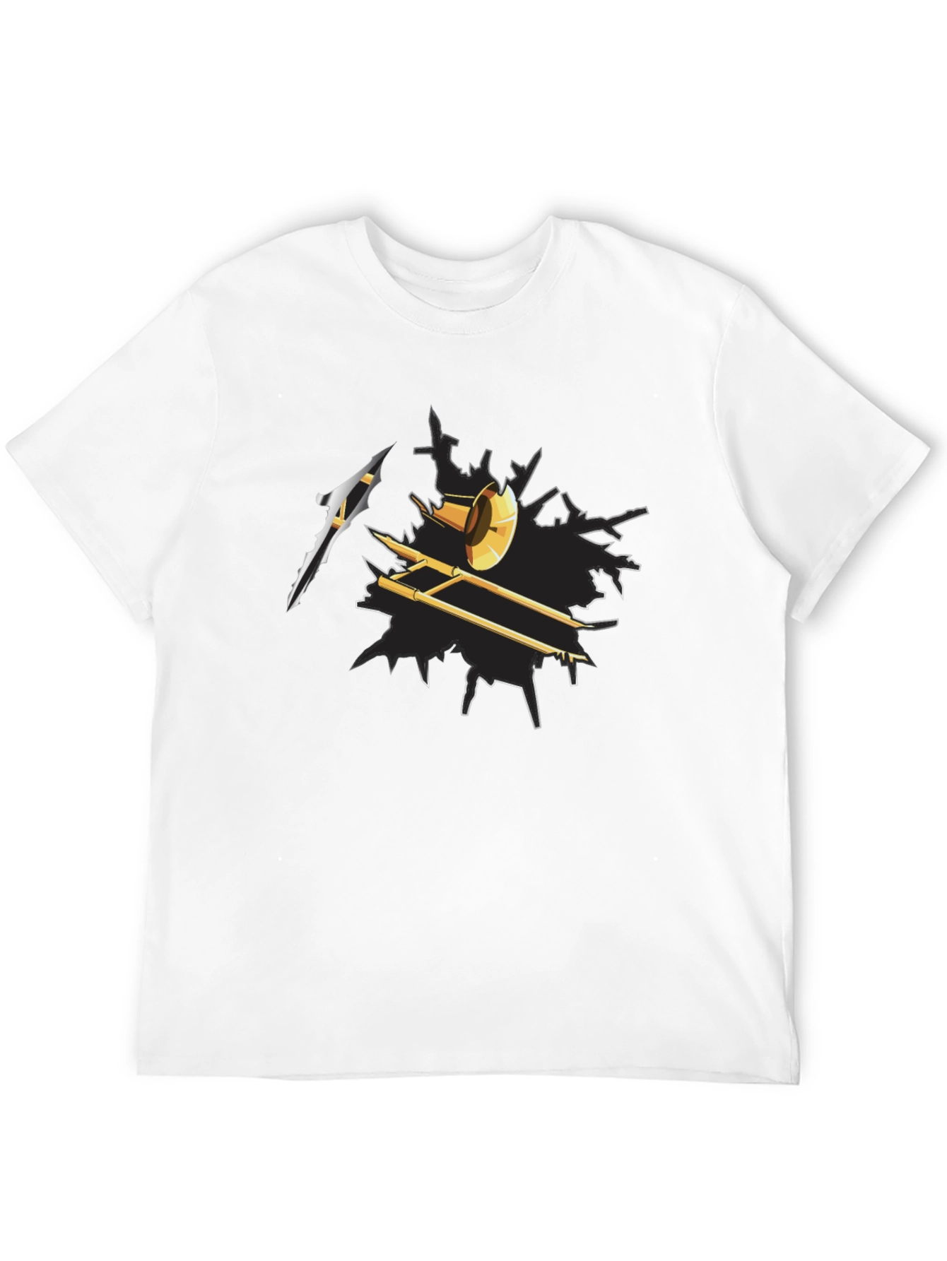 Trombone Graphic Tee - Music Lovers Gift