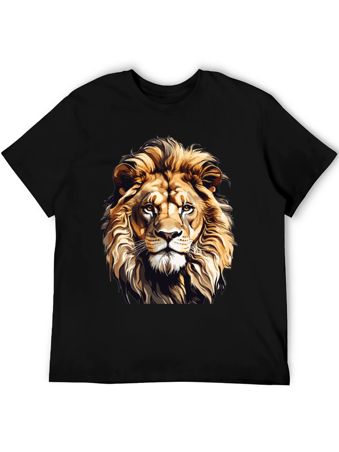 Lion Graphic T-Shirt - Fierce Style
