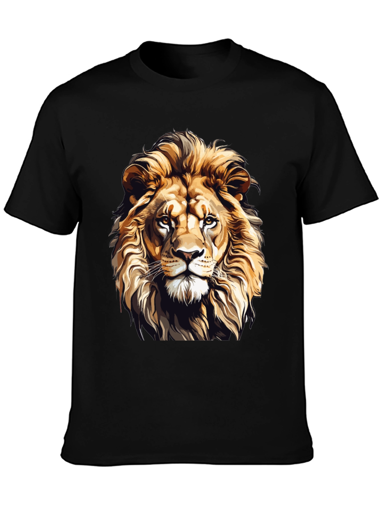 Lion Graphic T-Shirt - Fierce Style