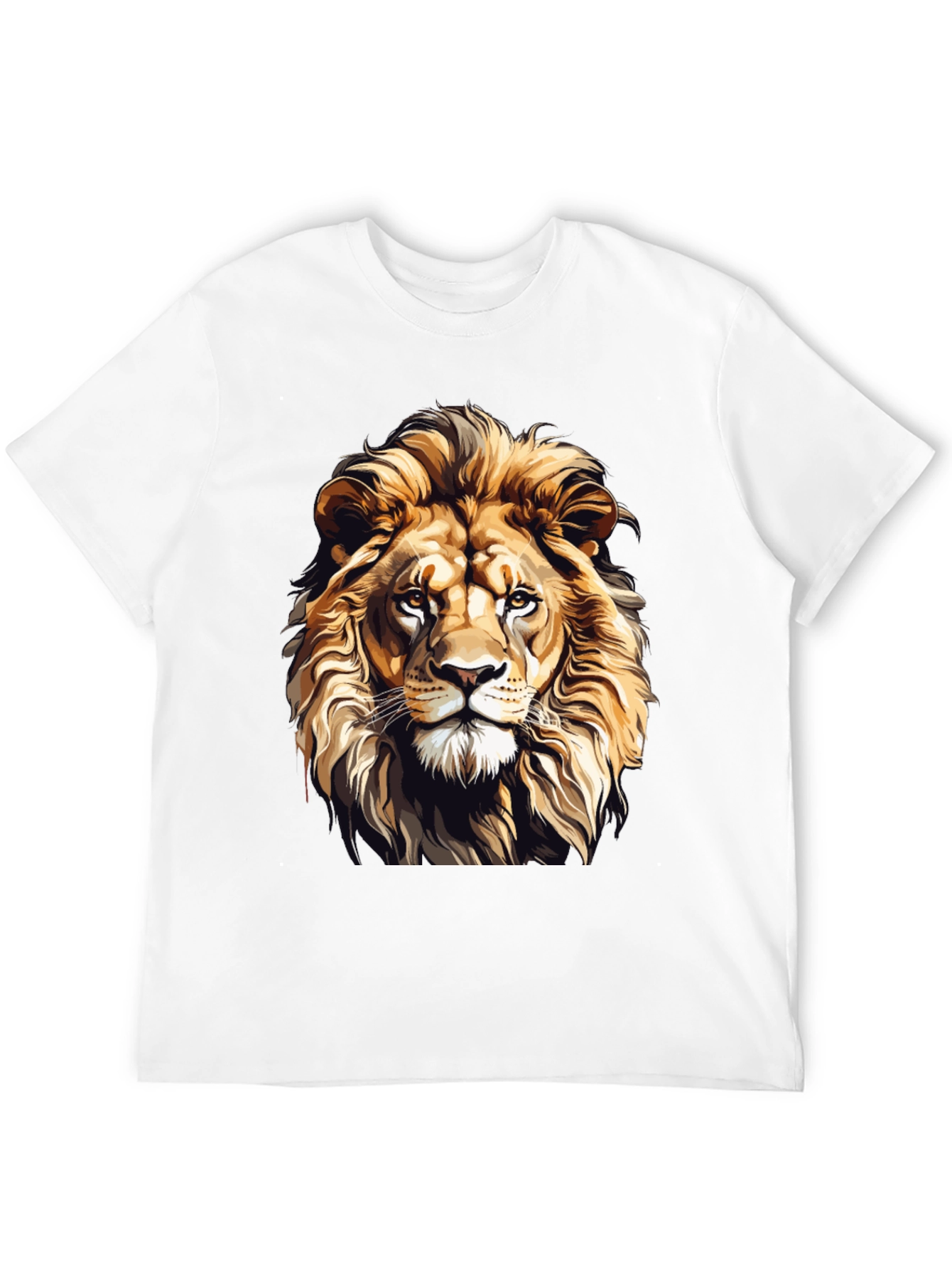 Lion Graphic T-Shirt - Fierce Style