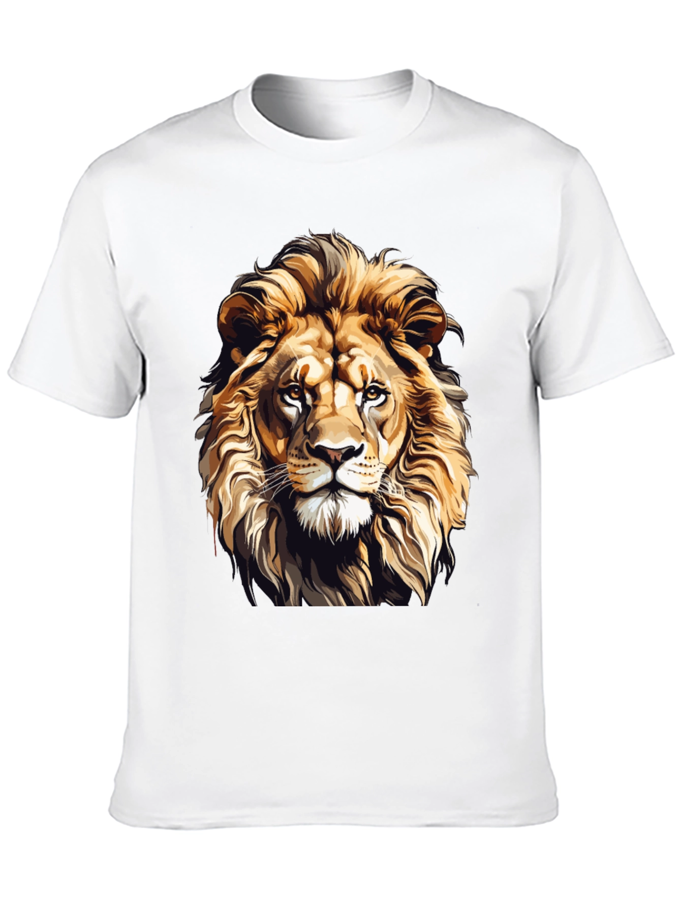 Lion Graphic T-Shirt - Fierce Style