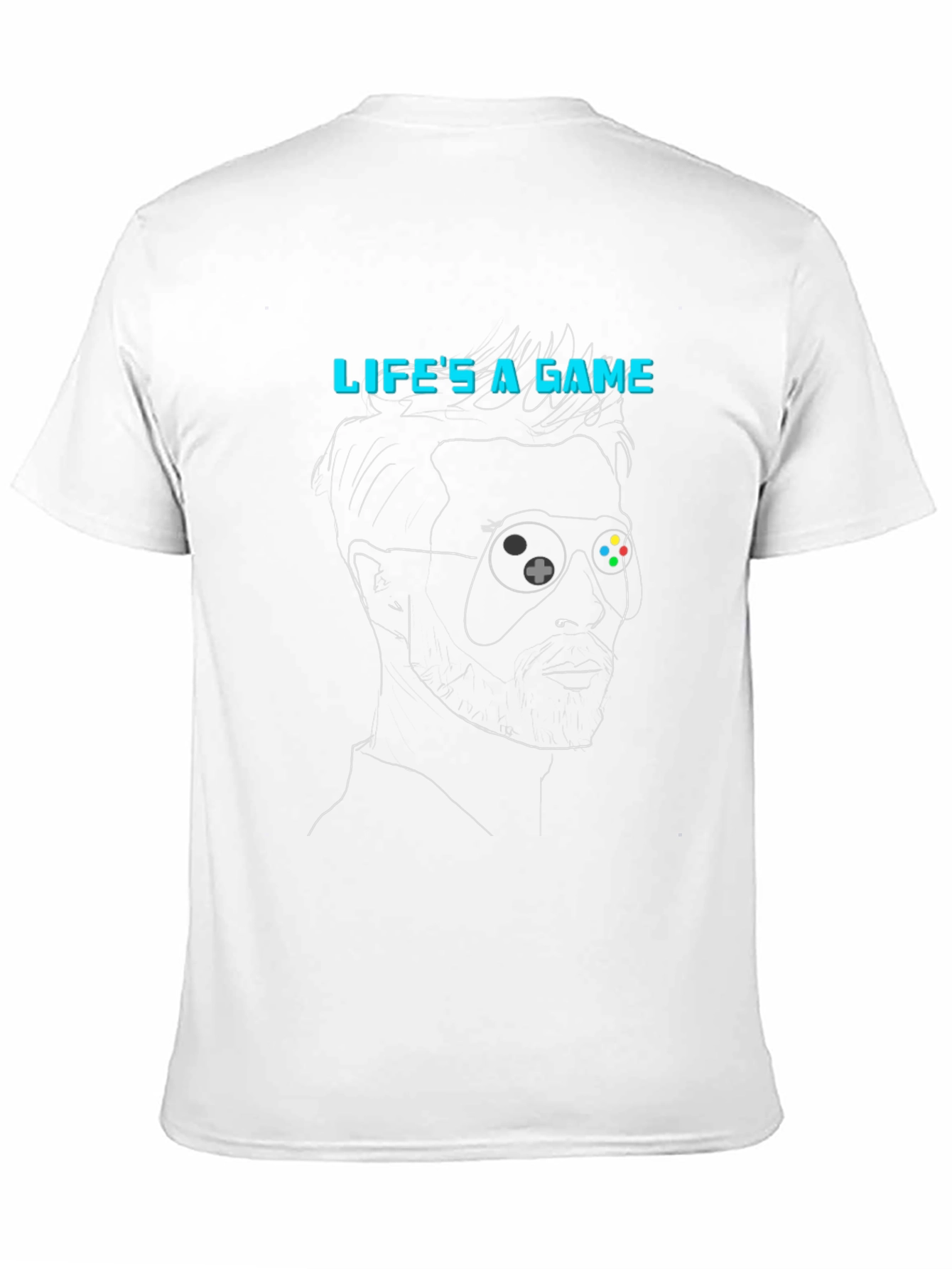 Lifes a Game T-Shirt - Gamer Style Black Tee