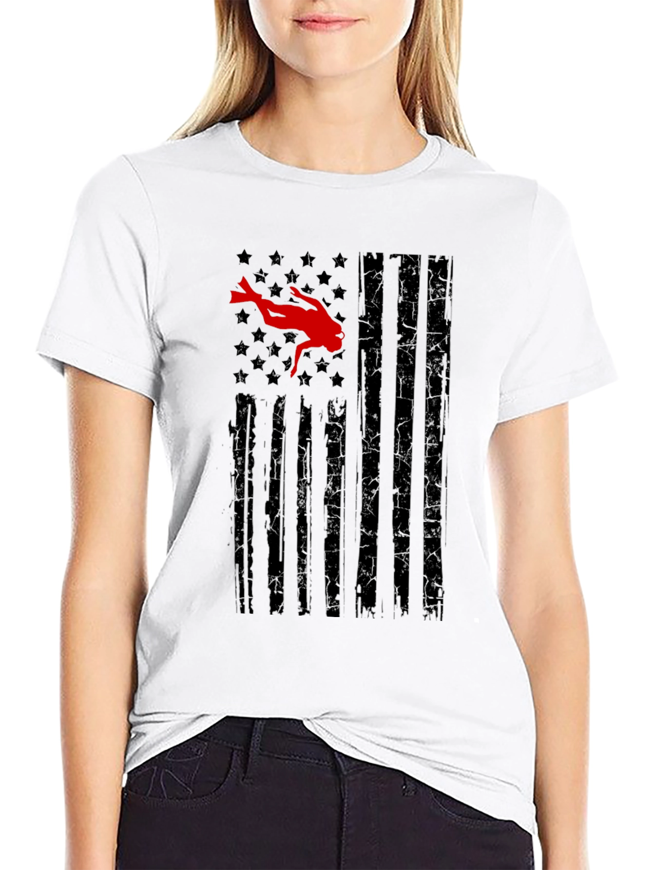 Diver Flag Graphic Tee
