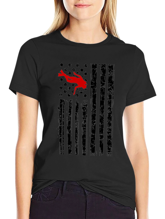 Diver Flag Graphic Tee