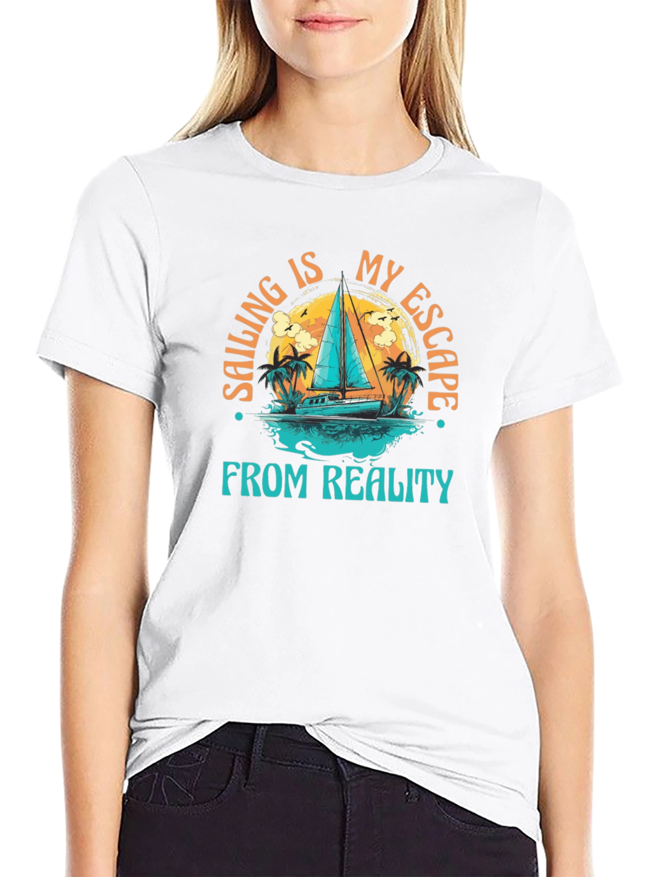 Sailing Escape Graphic Tee