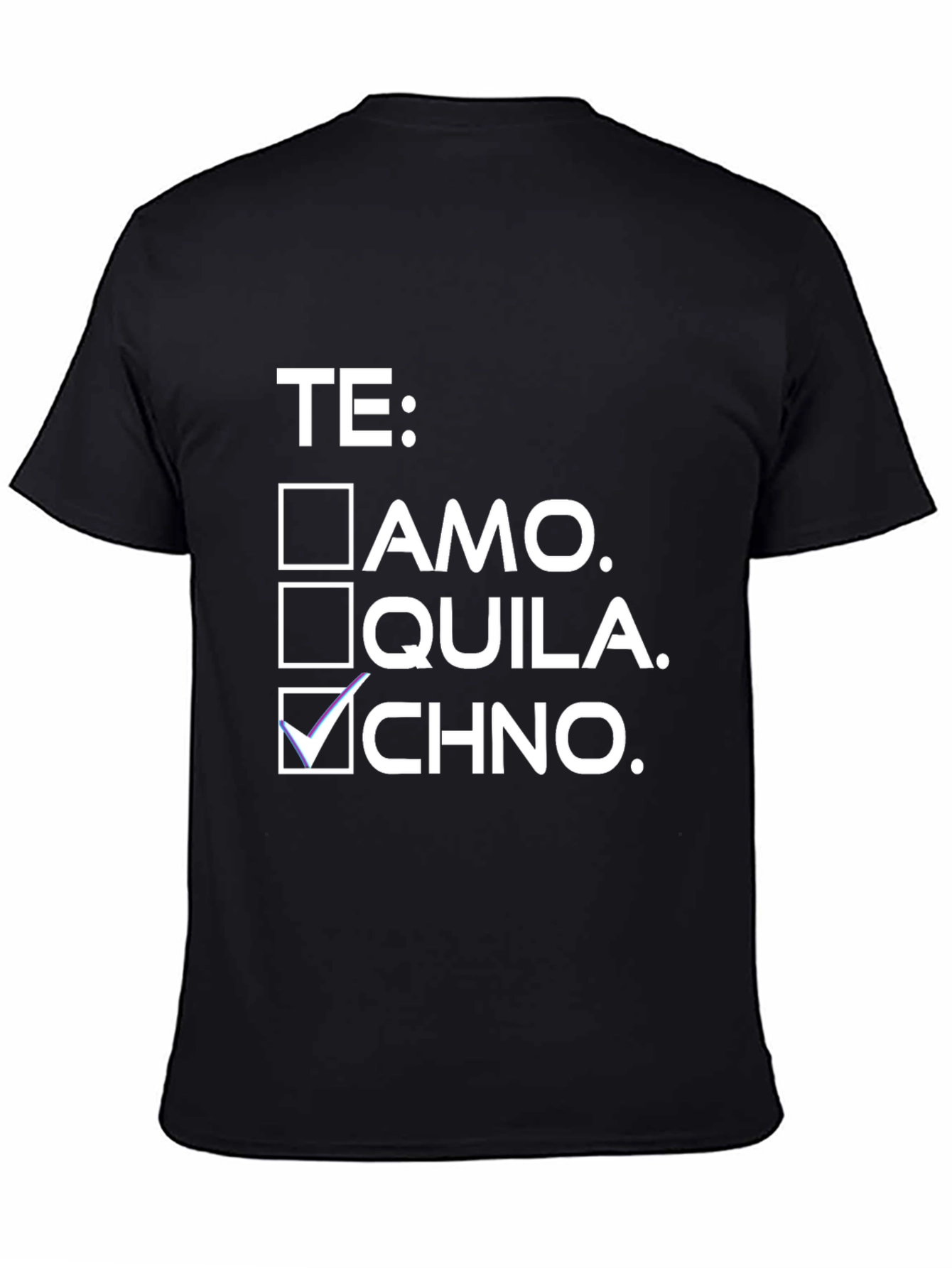 Techno Checkbox T-Shirt