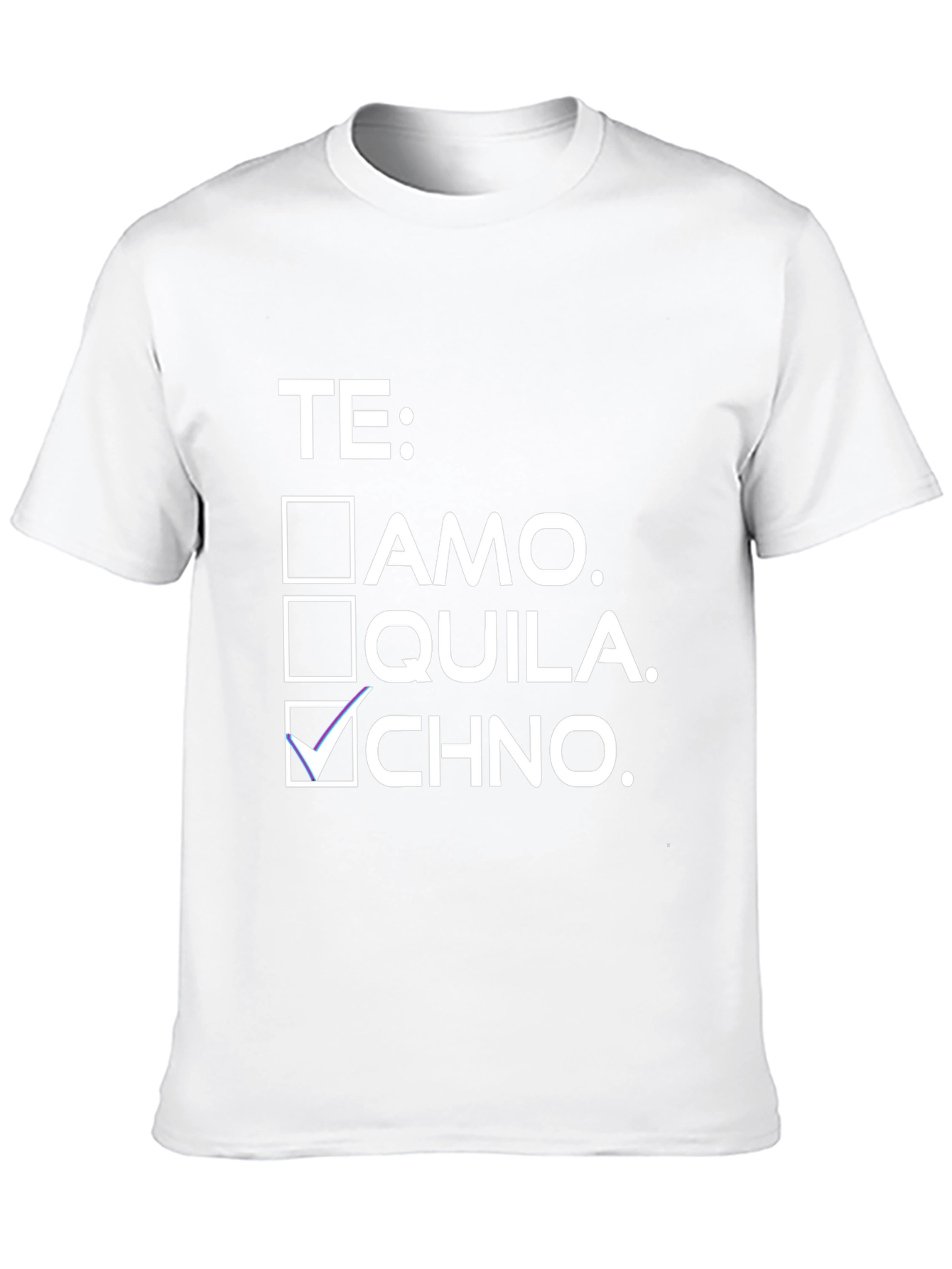 Techno Checkbox T-Shirt