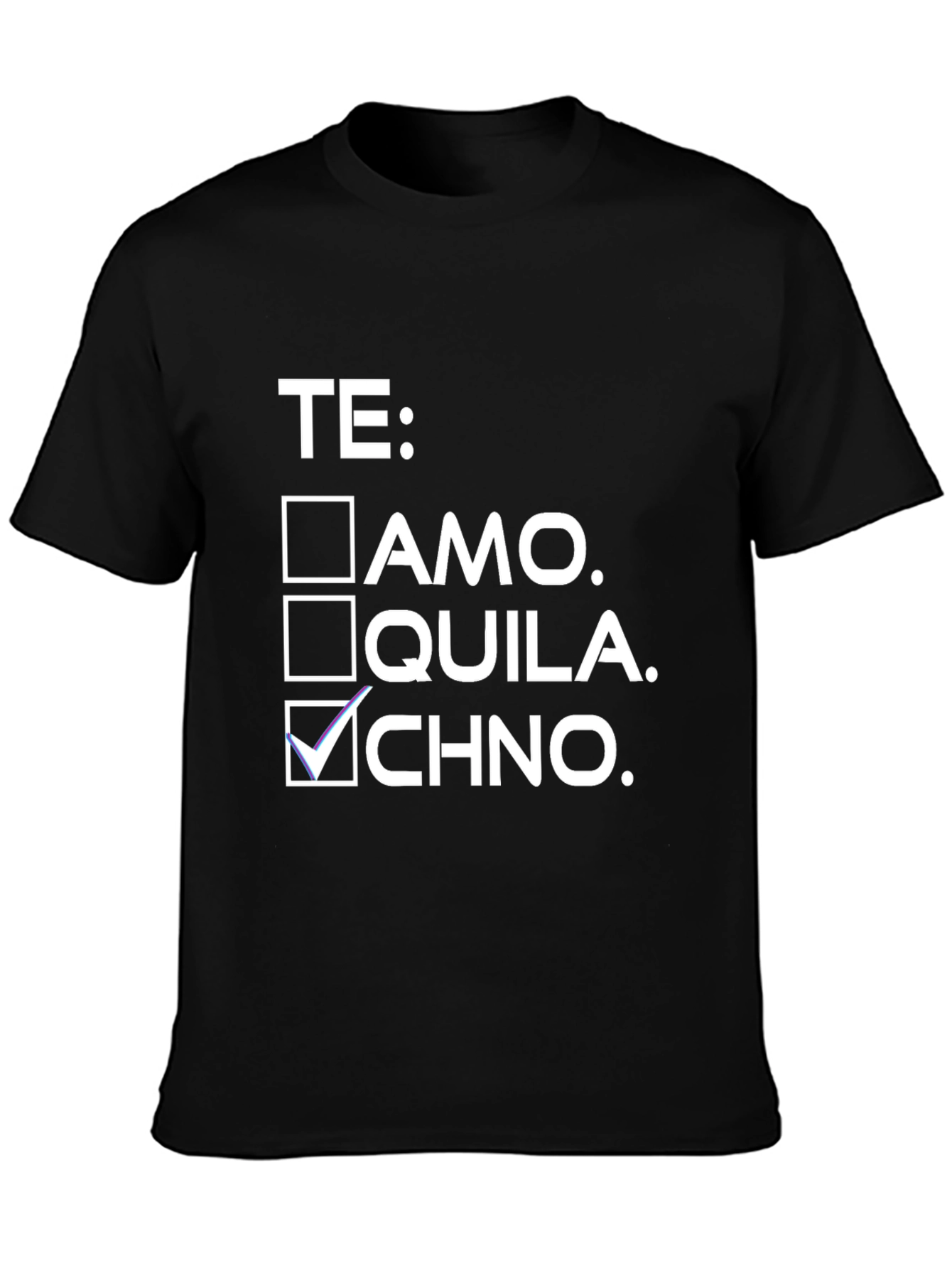 Techno Checkbox T-Shirt