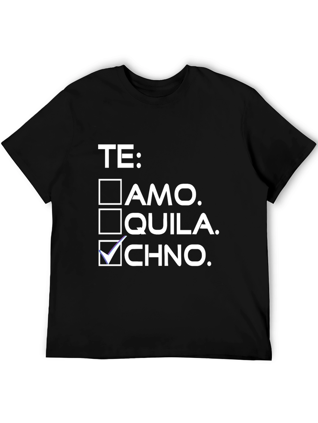 Techno Checkbox T-Shirt