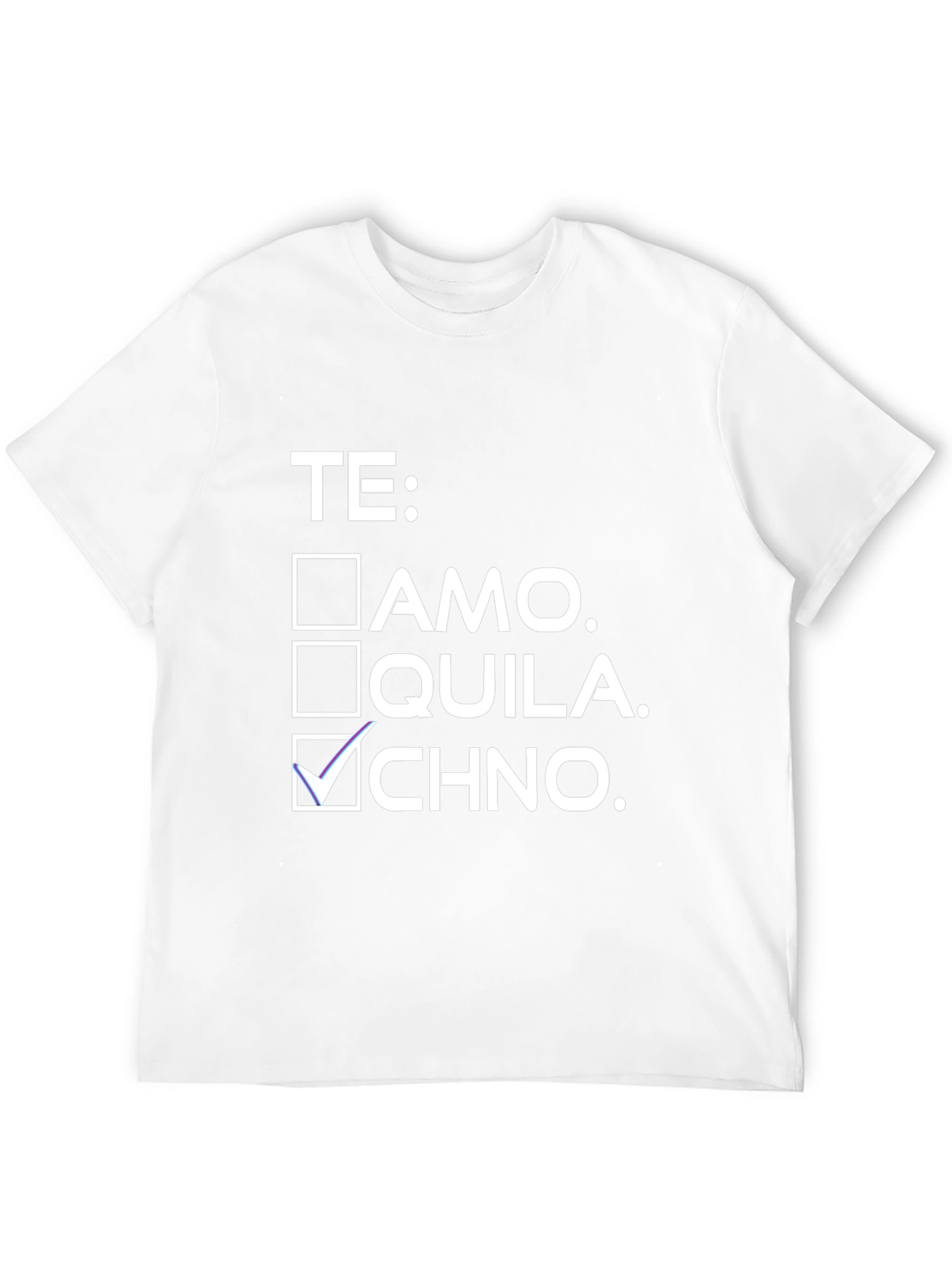 Techno Checkbox T-Shirt