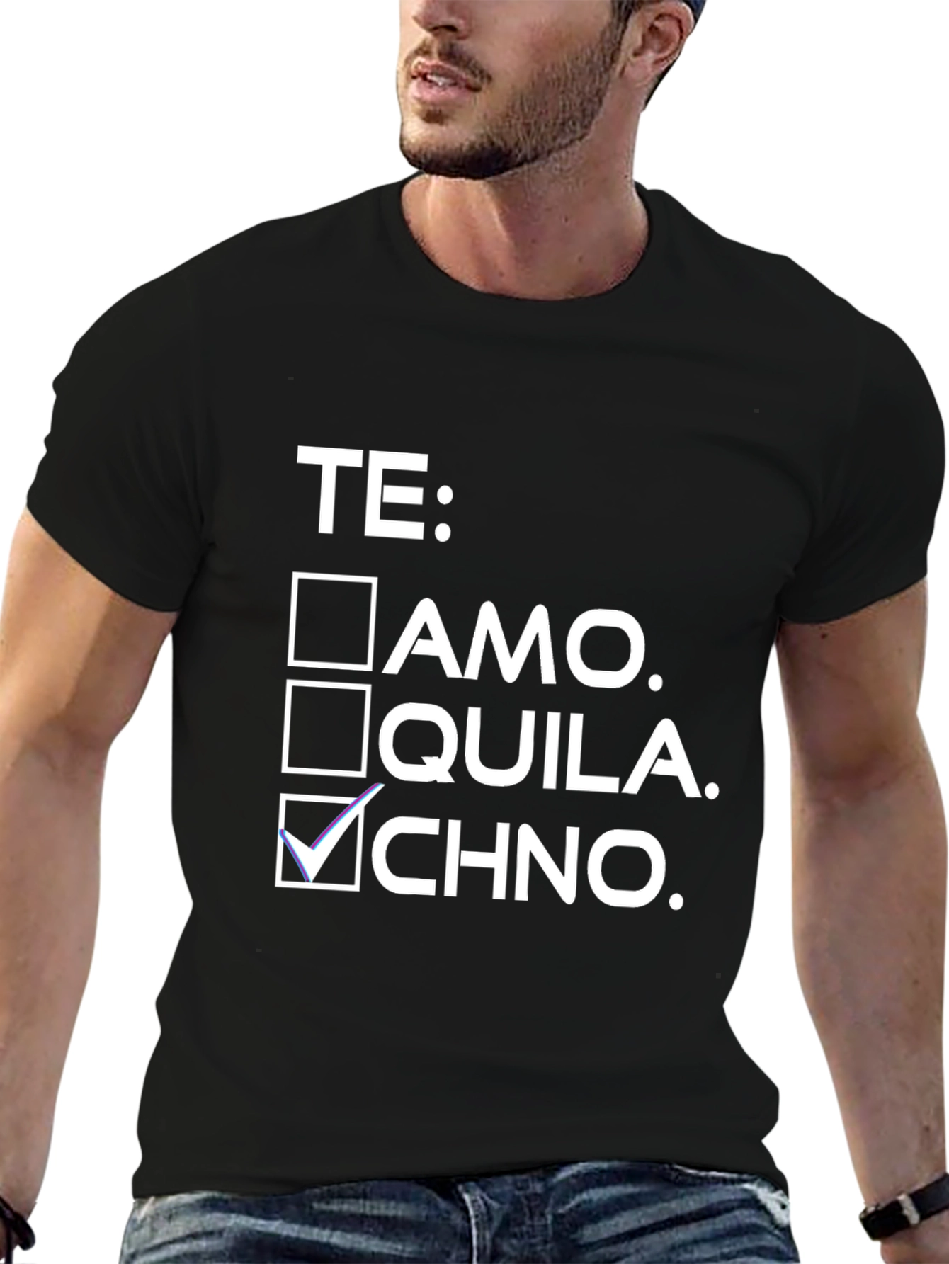 Techno Checkbox T-Shirt