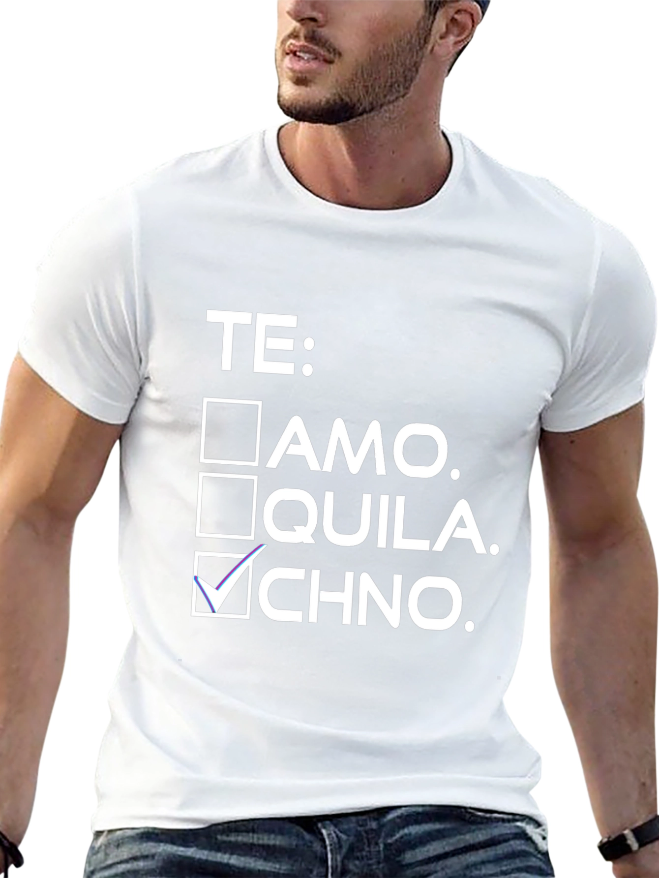 Techno Checkbox T-Shirt