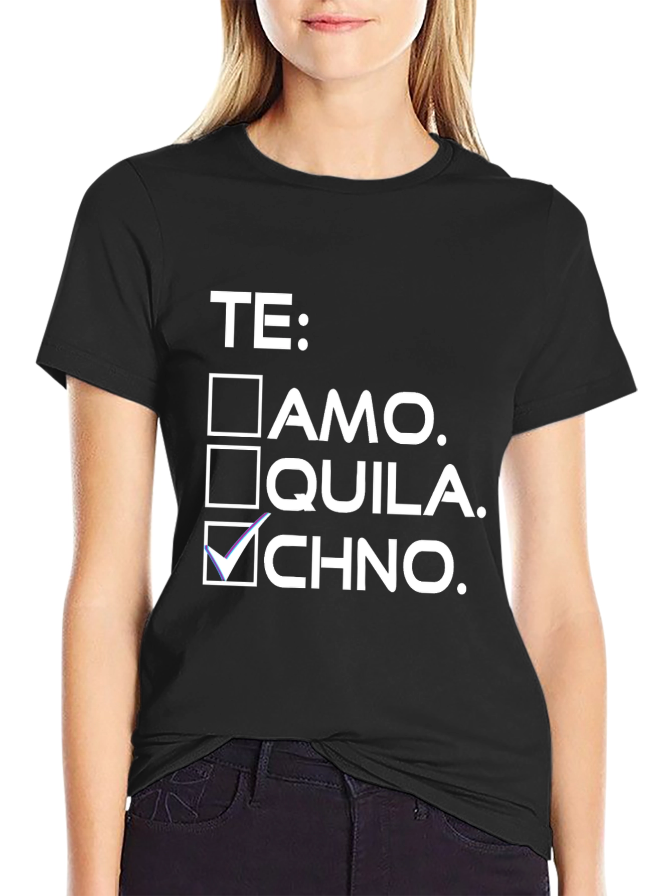 Techno Checkbox T-Shirt