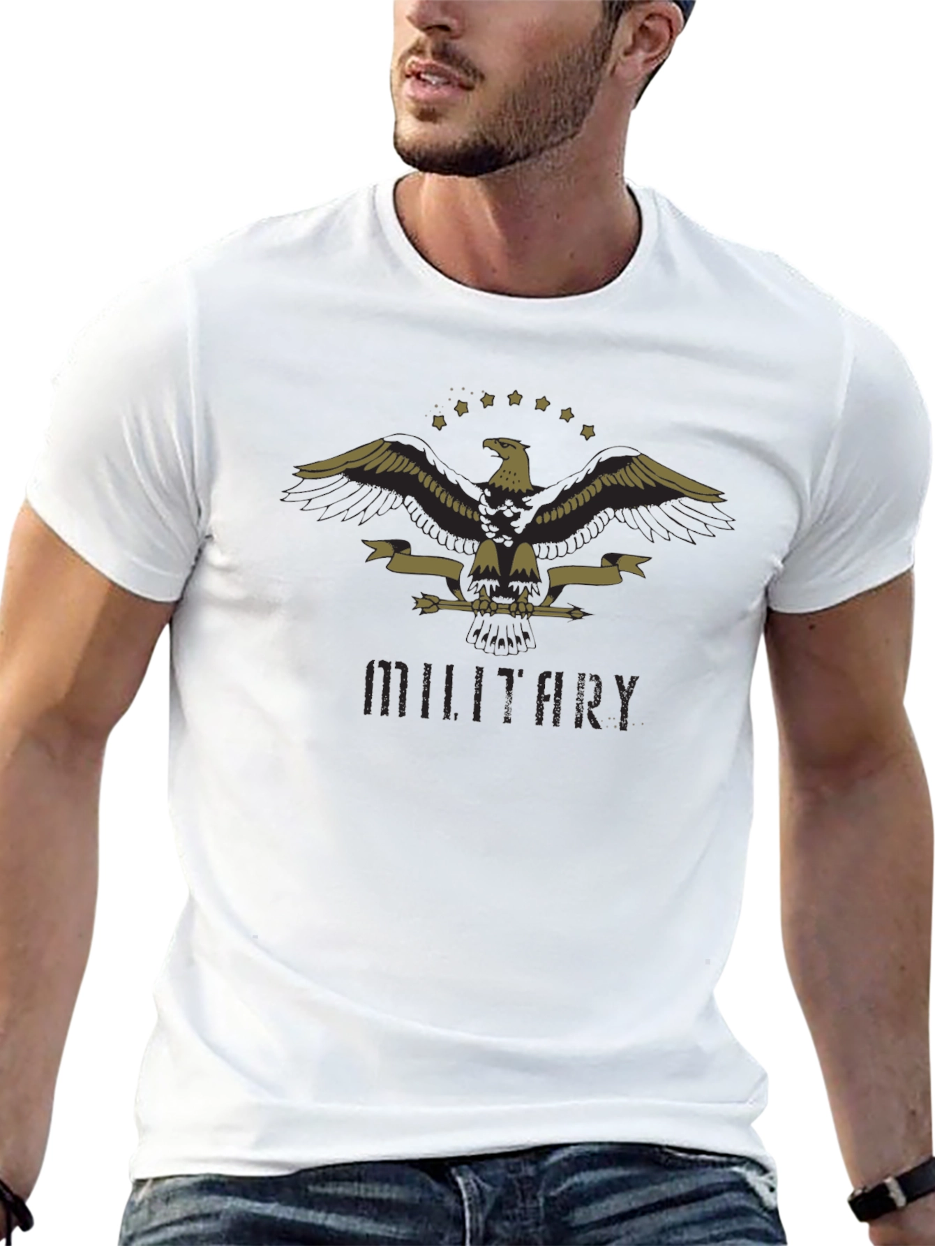 Military Eagle Graphic Tee
