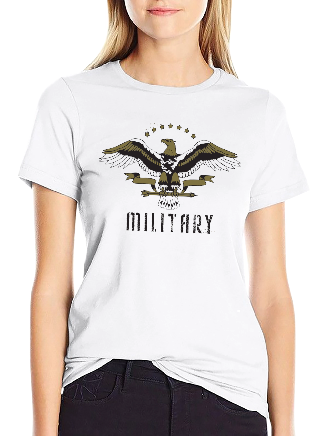 Military Eagle Graphic Tee