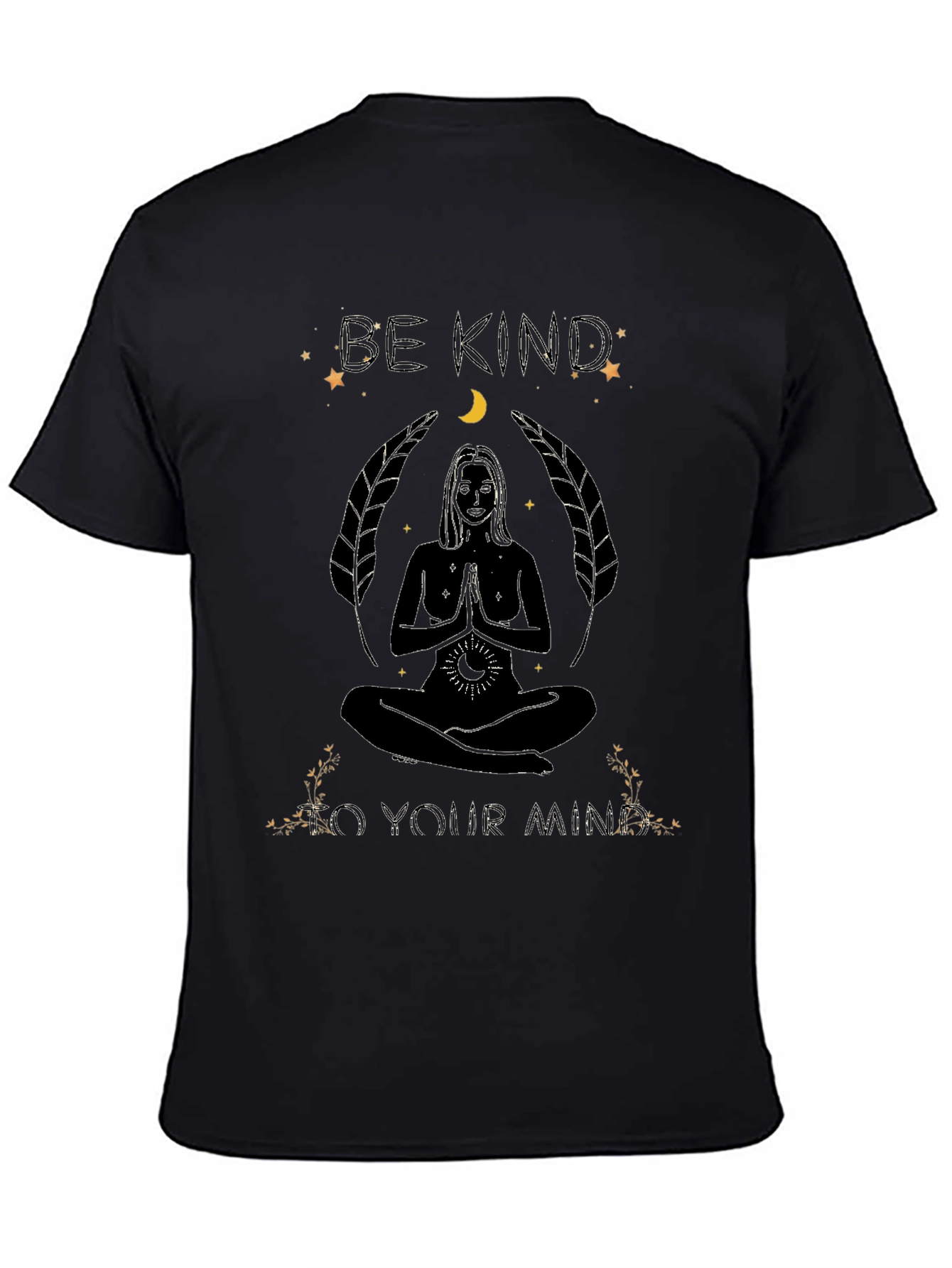 Be Kind to Your Mind Graphic T-Shirt - Black