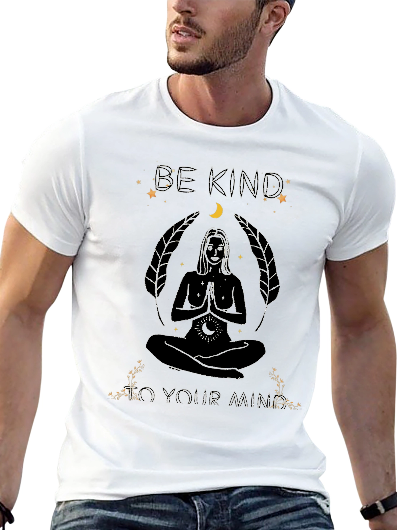 Be Kind to Your Mind Graphic T-Shirt - Black