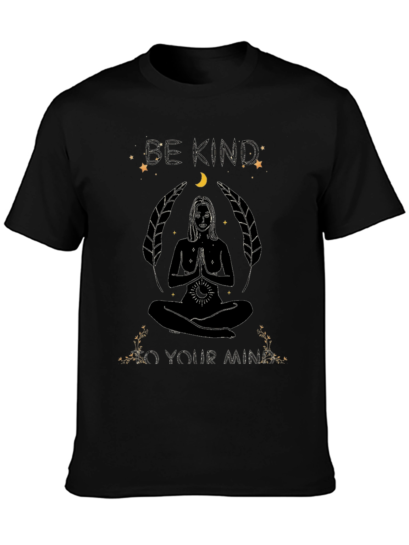 Be Kind to Your Mind Graphic T-Shirt - Black