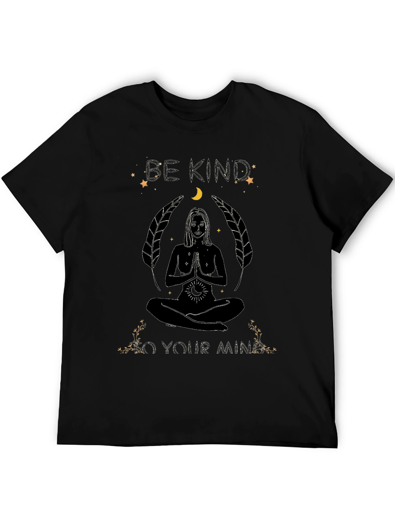 Be Kind to Your Mind Graphic T-Shirt - Black