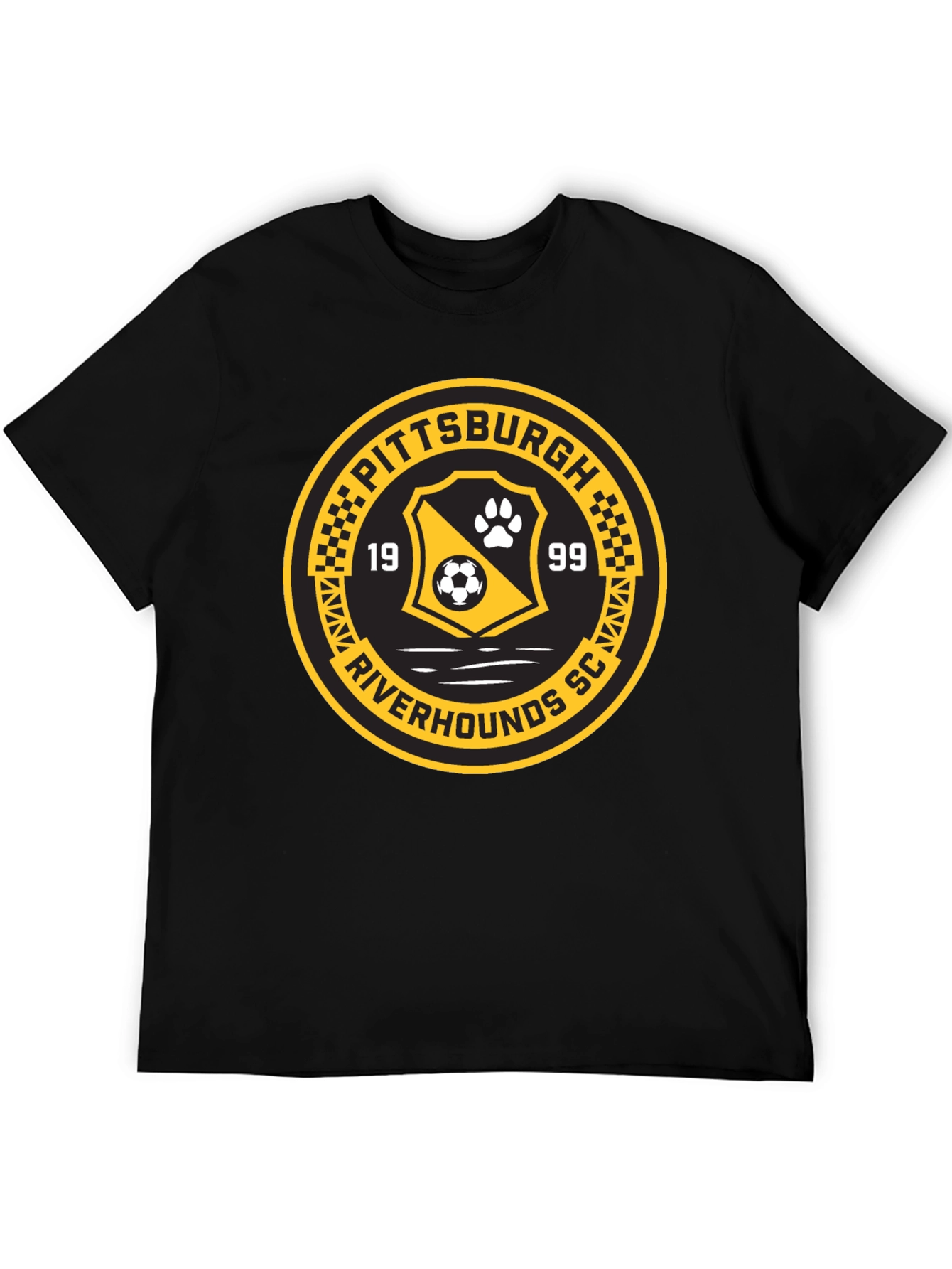 Pittsburgh Riverhounds SC Black T-Shirt
