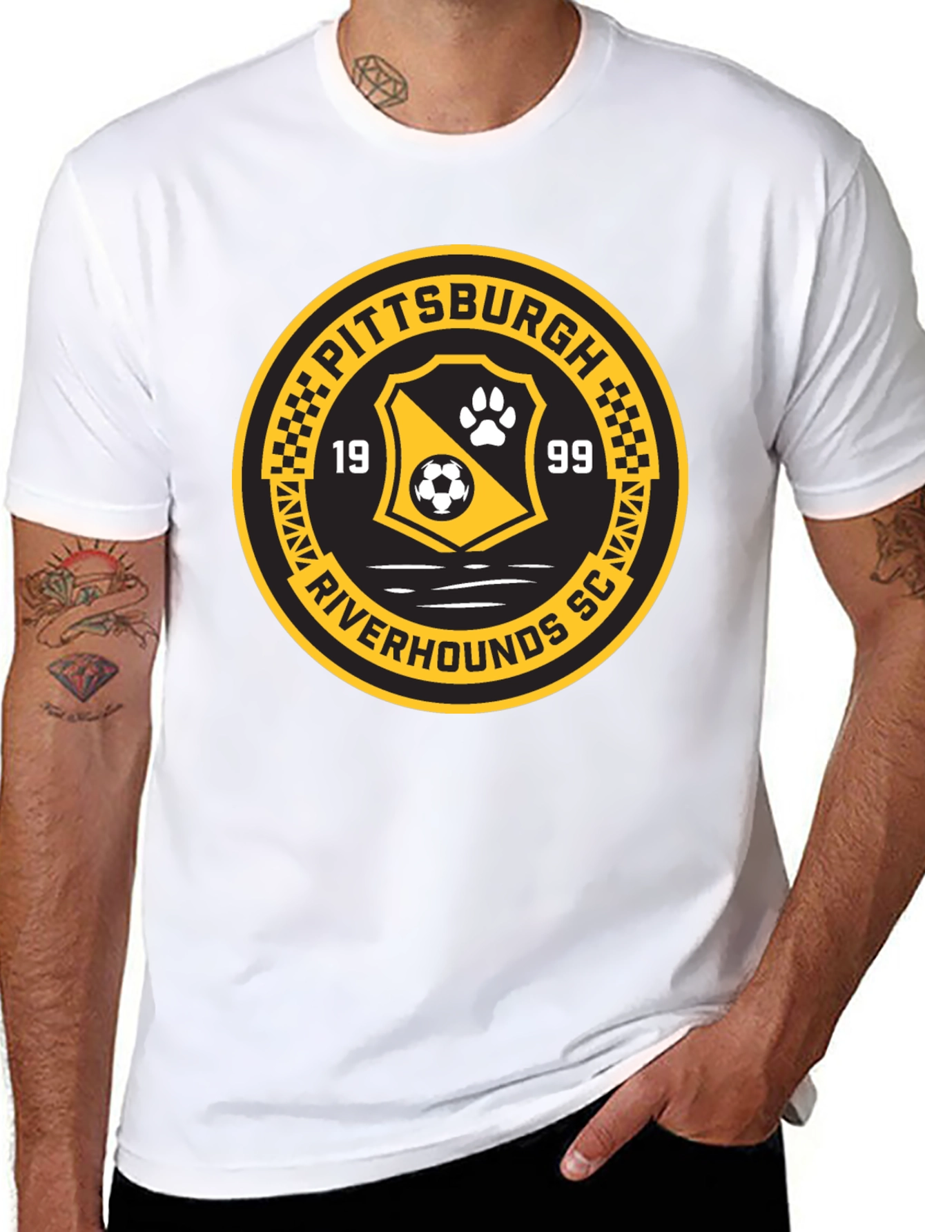 Pittsburgh Riverhounds SC Black T-Shirt