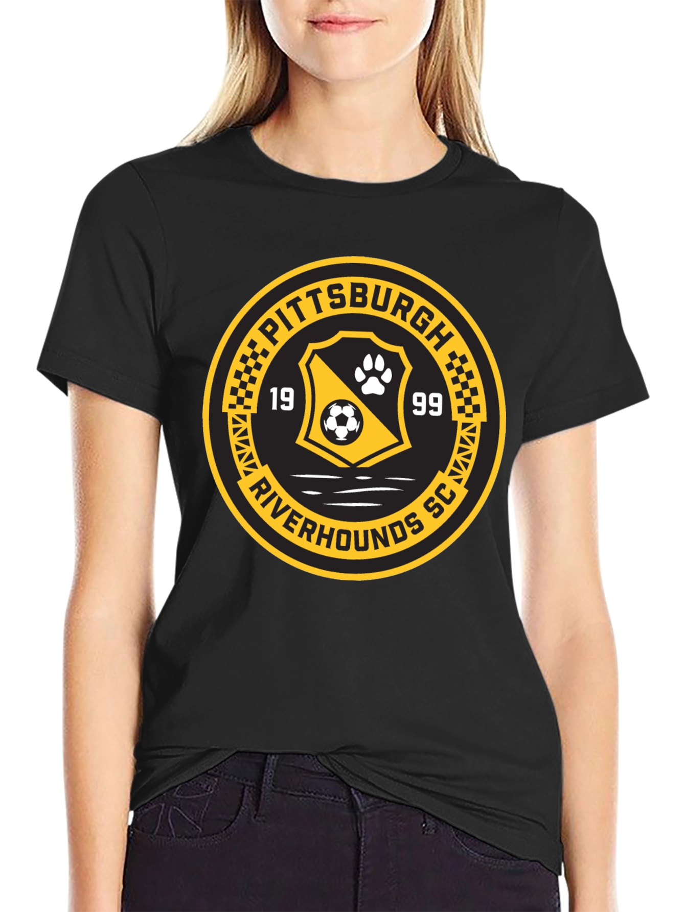 Pittsburgh Riverhounds SC Black T-Shirt