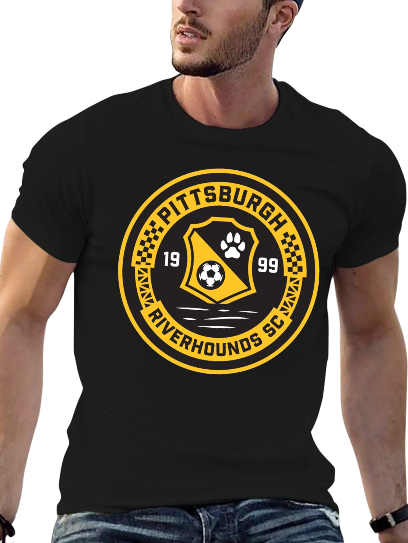 Pittsburgh Riverhounds SC Black T-Shirt