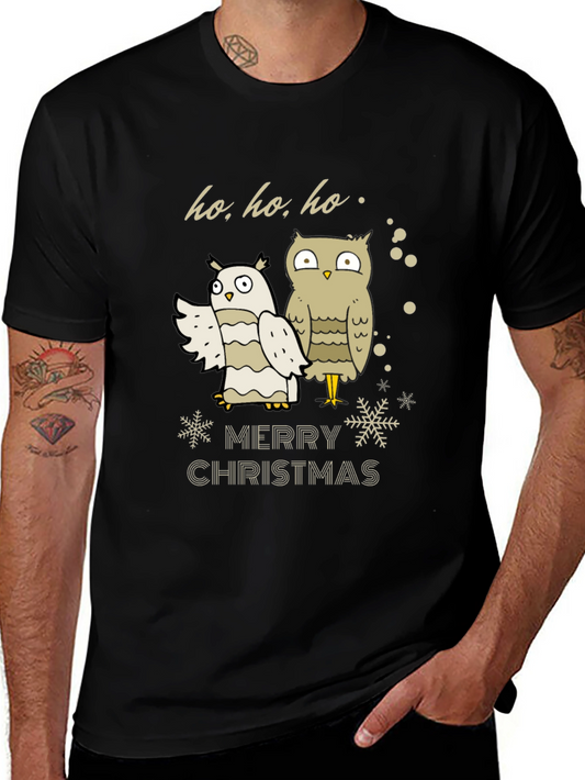 Merry Christmas Owl T-Shirt