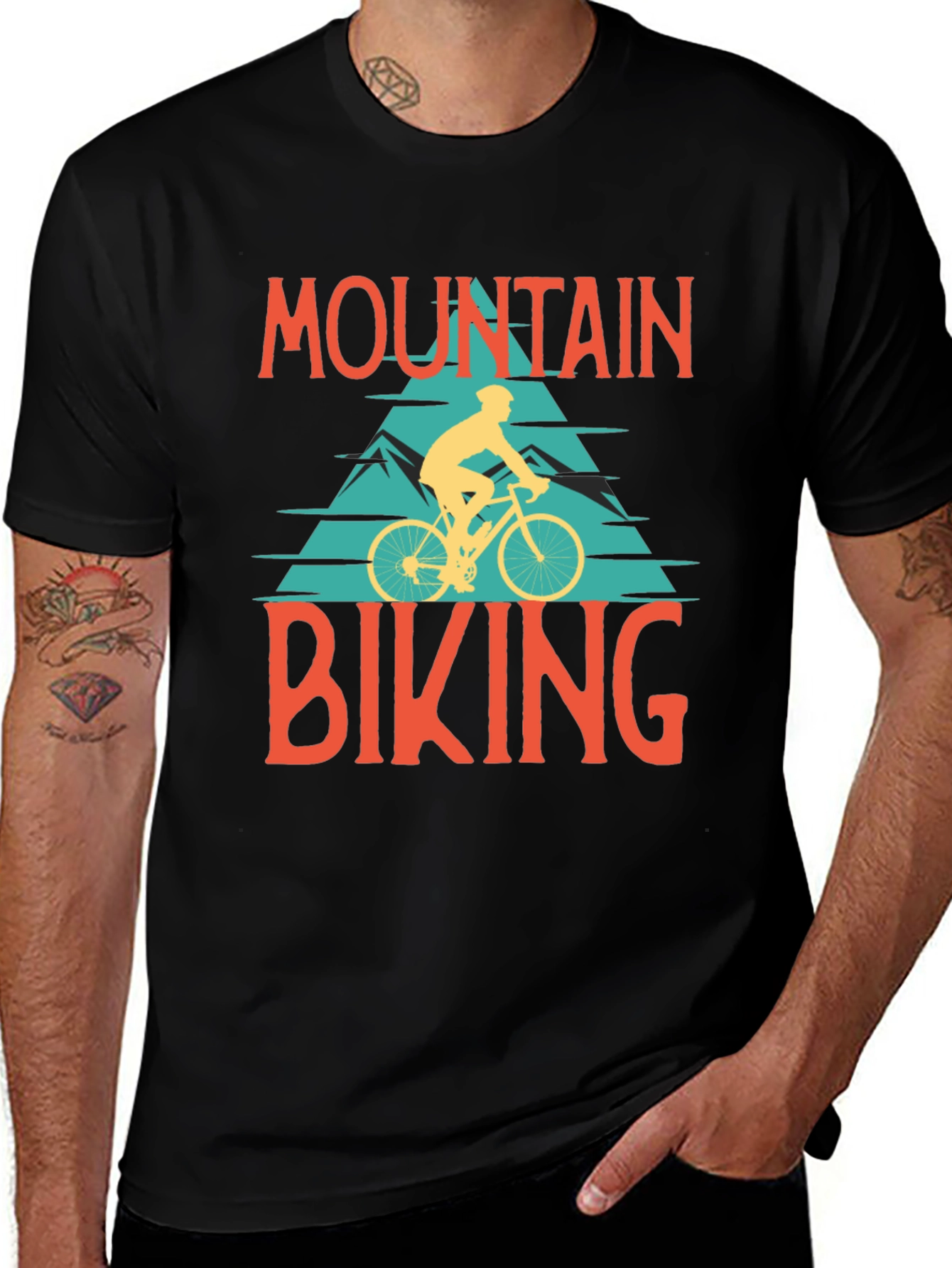 Mountain Biking Graphic Tee